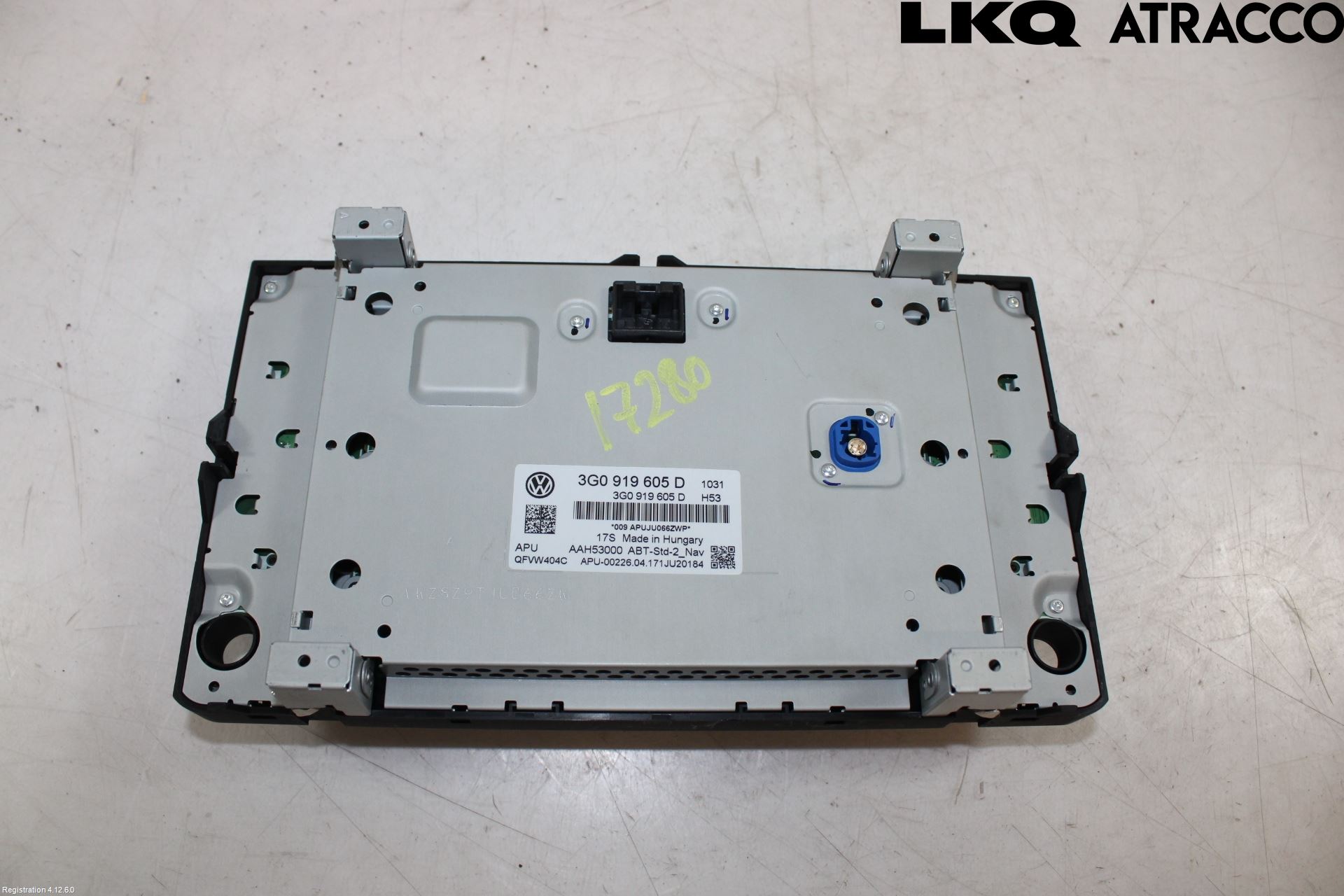 Volkswagen VW PASSAT 15-19 Multifunktionsdisplay