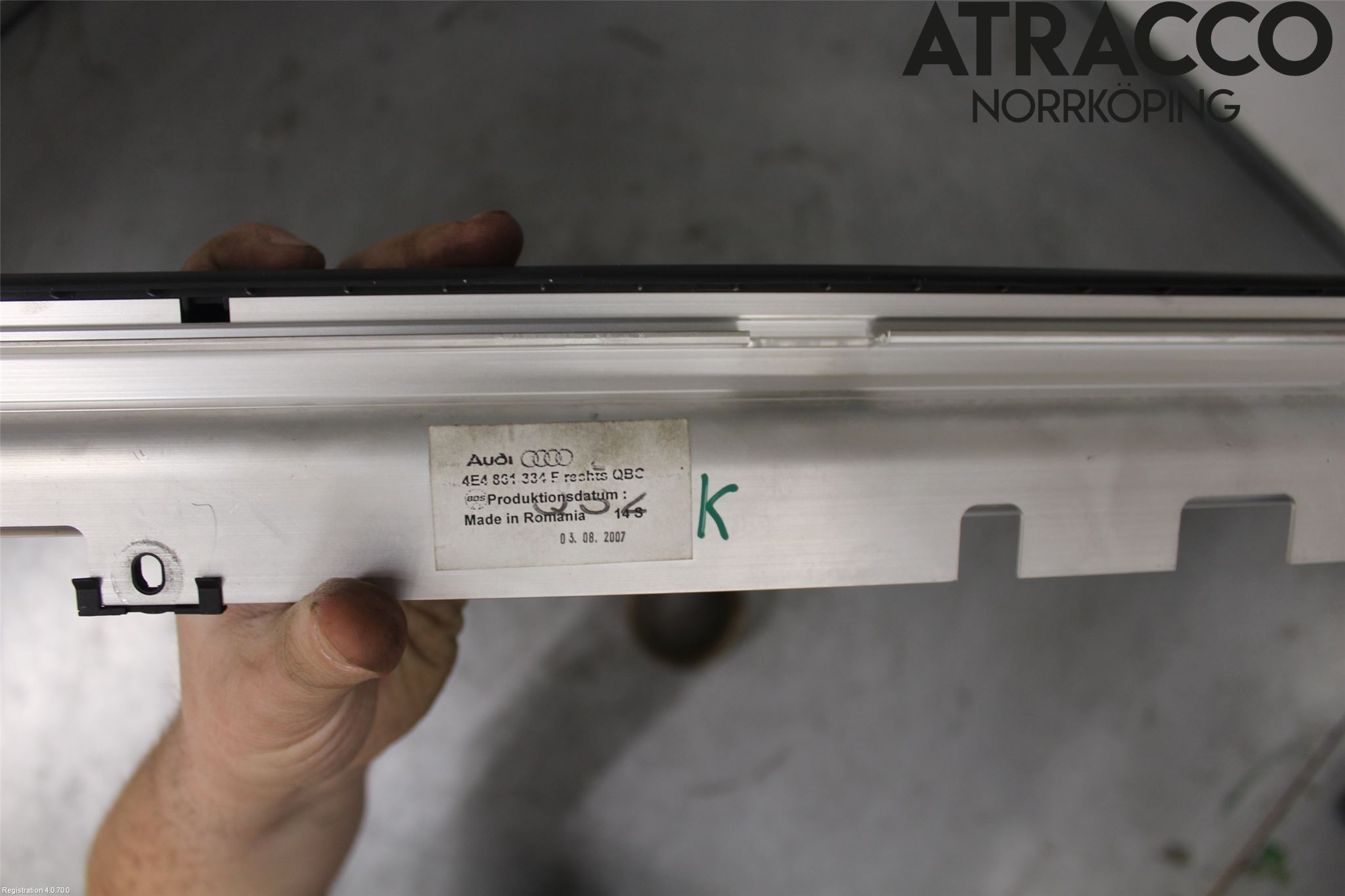 Audi A8/S8 4E  02-09 Solskydd