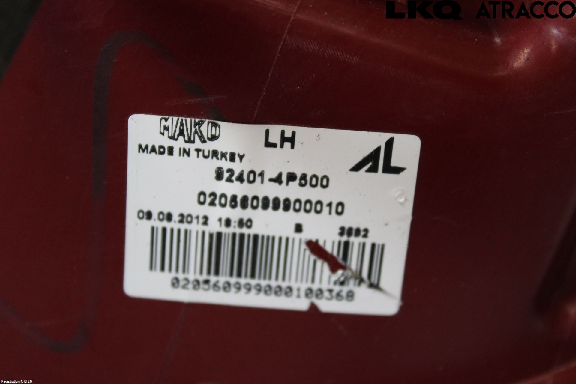 Hyundai i20 PB 09-14 Bakljus Vänster