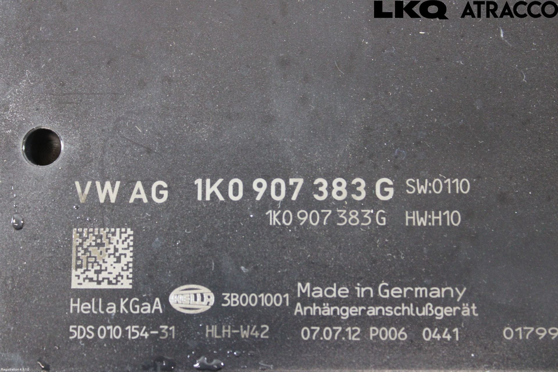 Volkswagen VW TIGUAN 07-16 Styrenhet Dragkrok