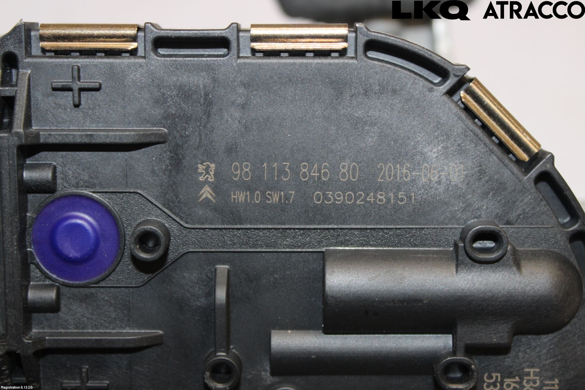 Citroen C4 PICASSO 14-18 Torkarmotor Vindruta