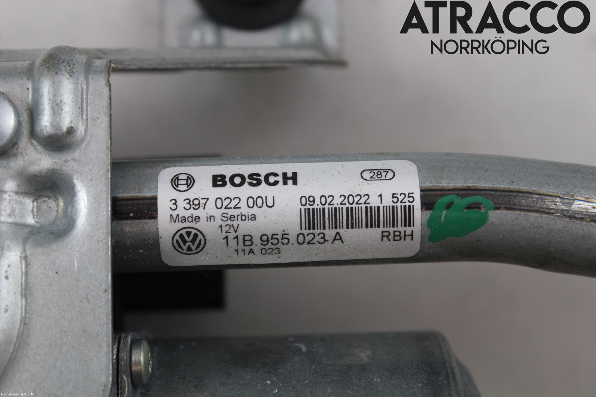 Volkswagen VW ID.4 21- Torkarmekanism Vindruta