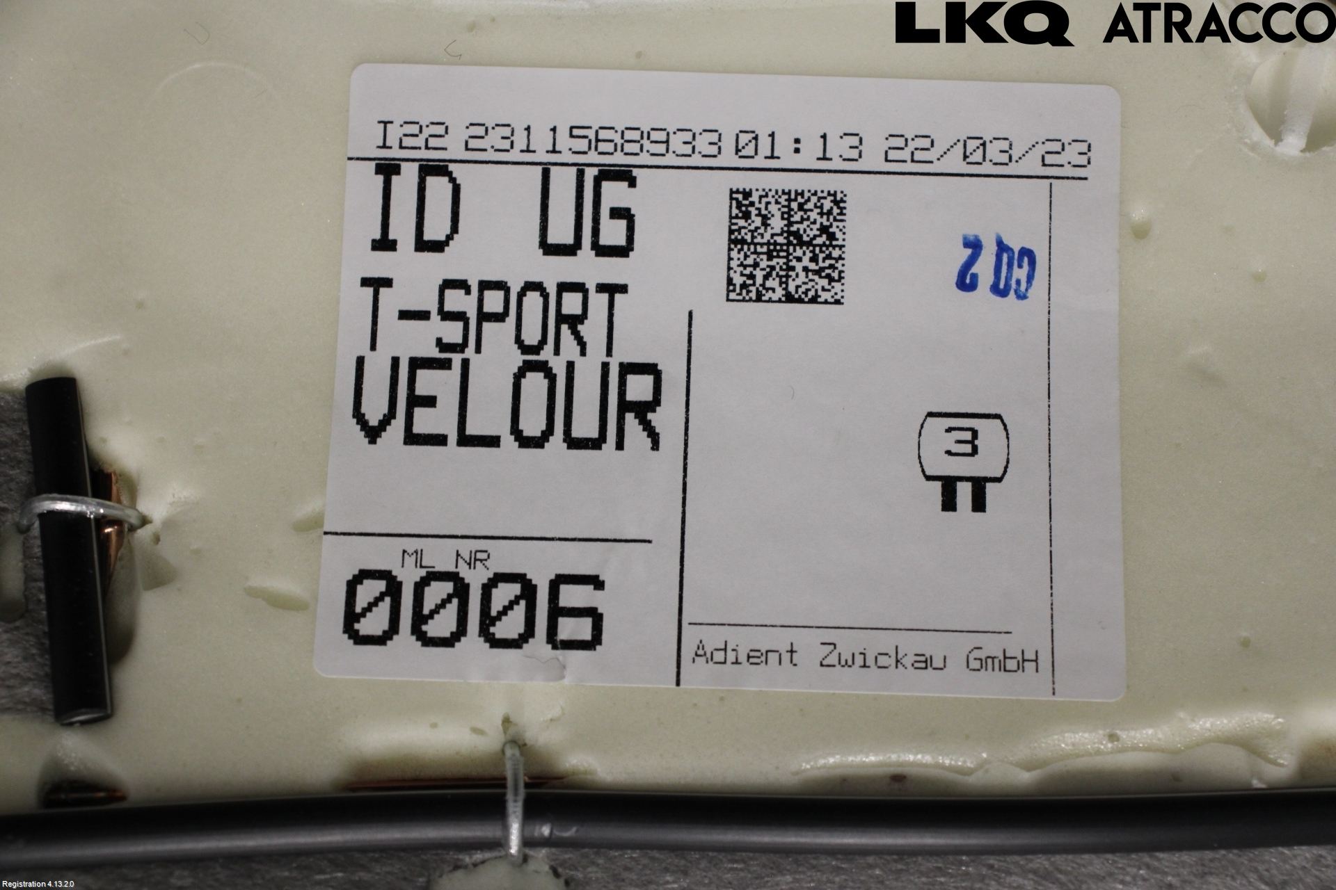 Volkswagen VW ID.5 22- Inredning Sittdyna Bak