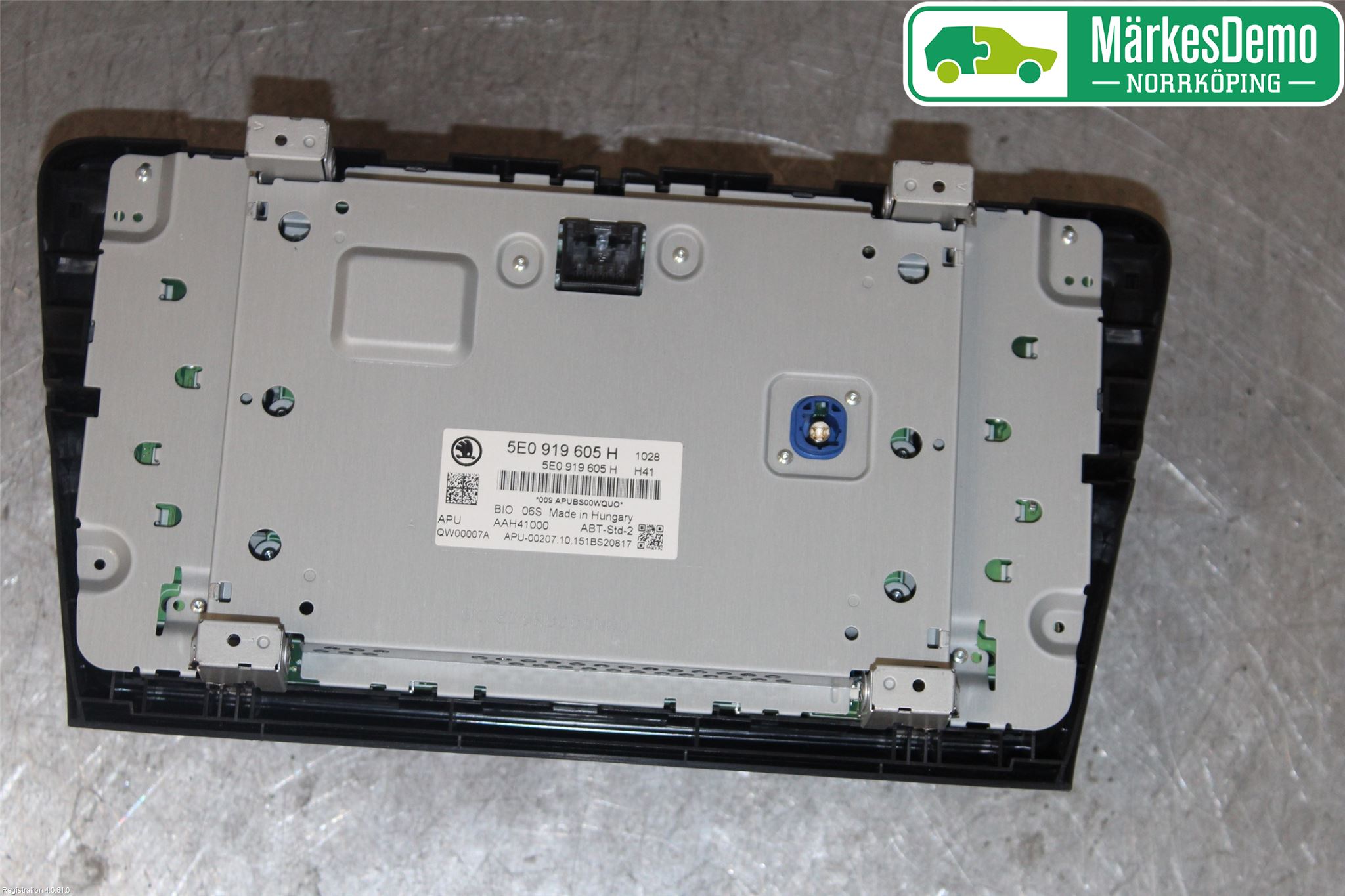 Skoda OCTAVIA (5E) 13-20 Multifunktionsdisplay