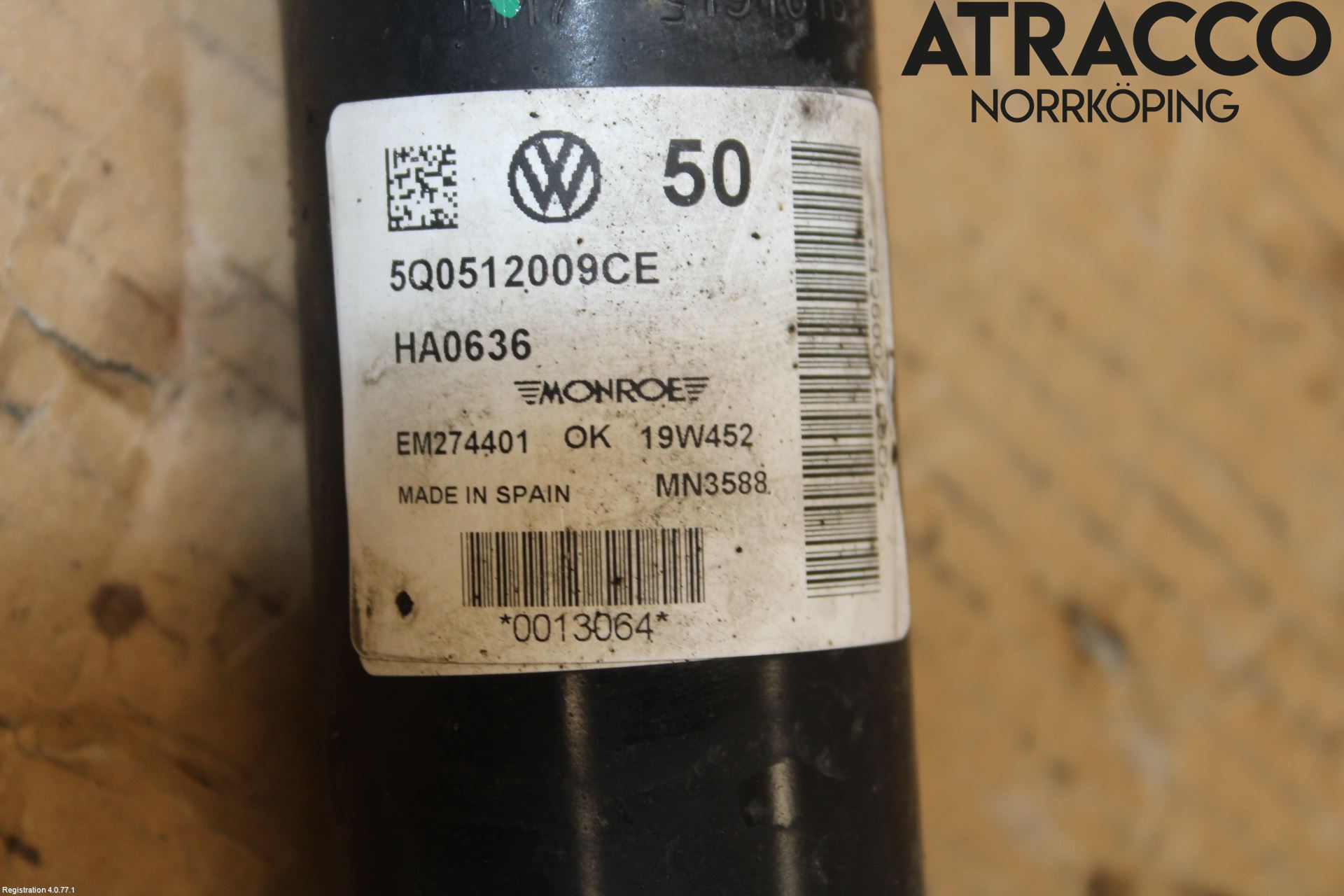 Seat LEON 13-20 Stötdämpare Bak