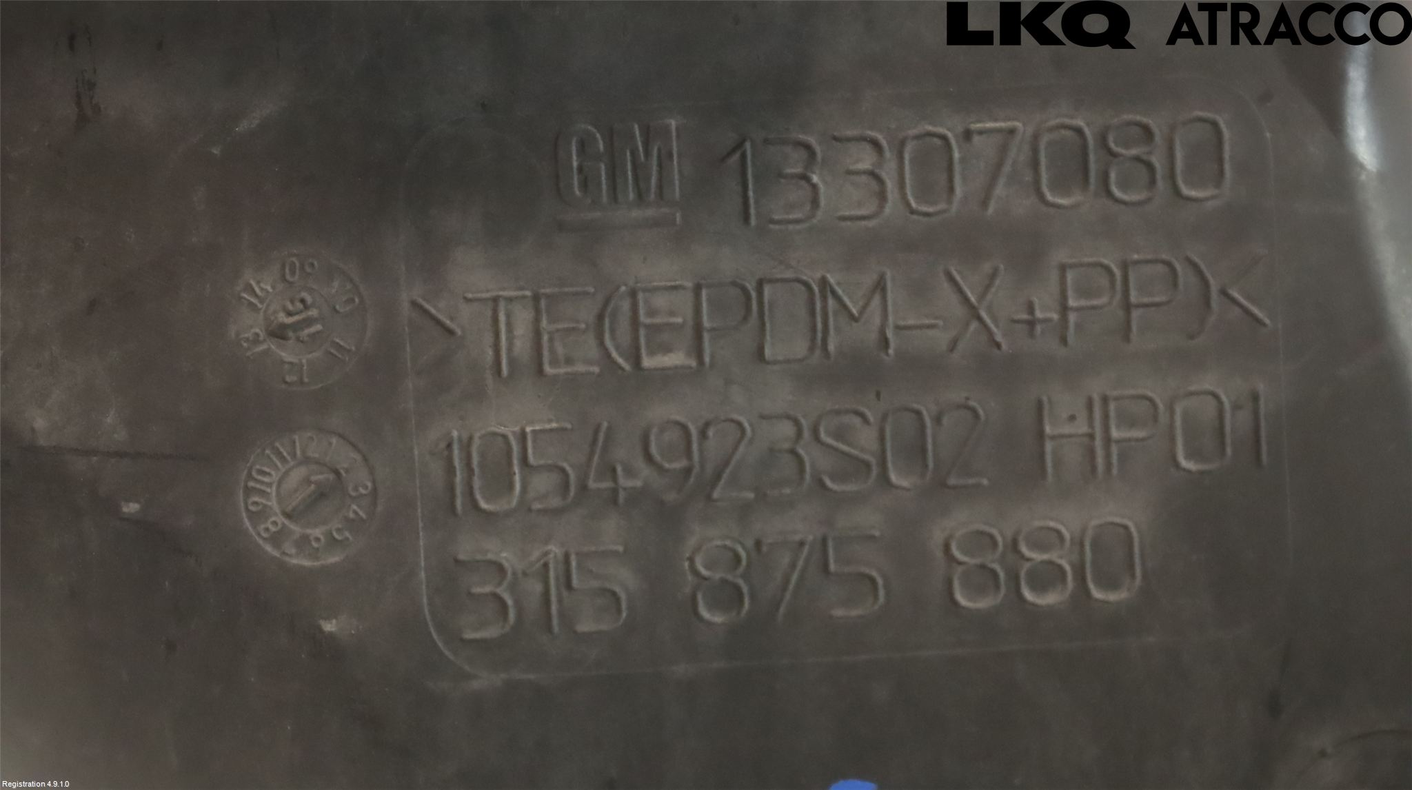 Opel ASTRA J 10-15 Injgummibälg-Slang