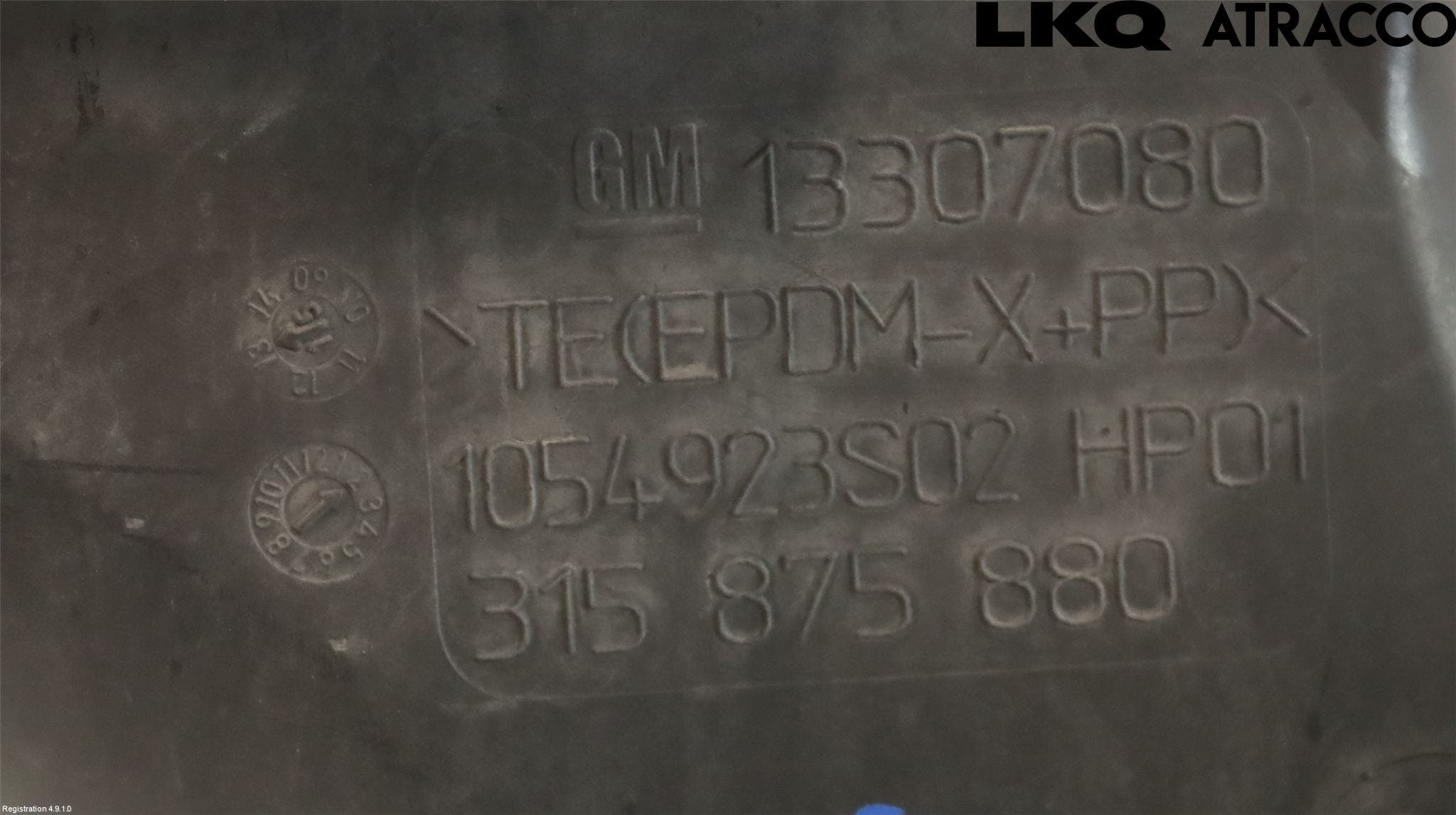 Opel ASTRA J 10-15 Injgummibälg-Slang