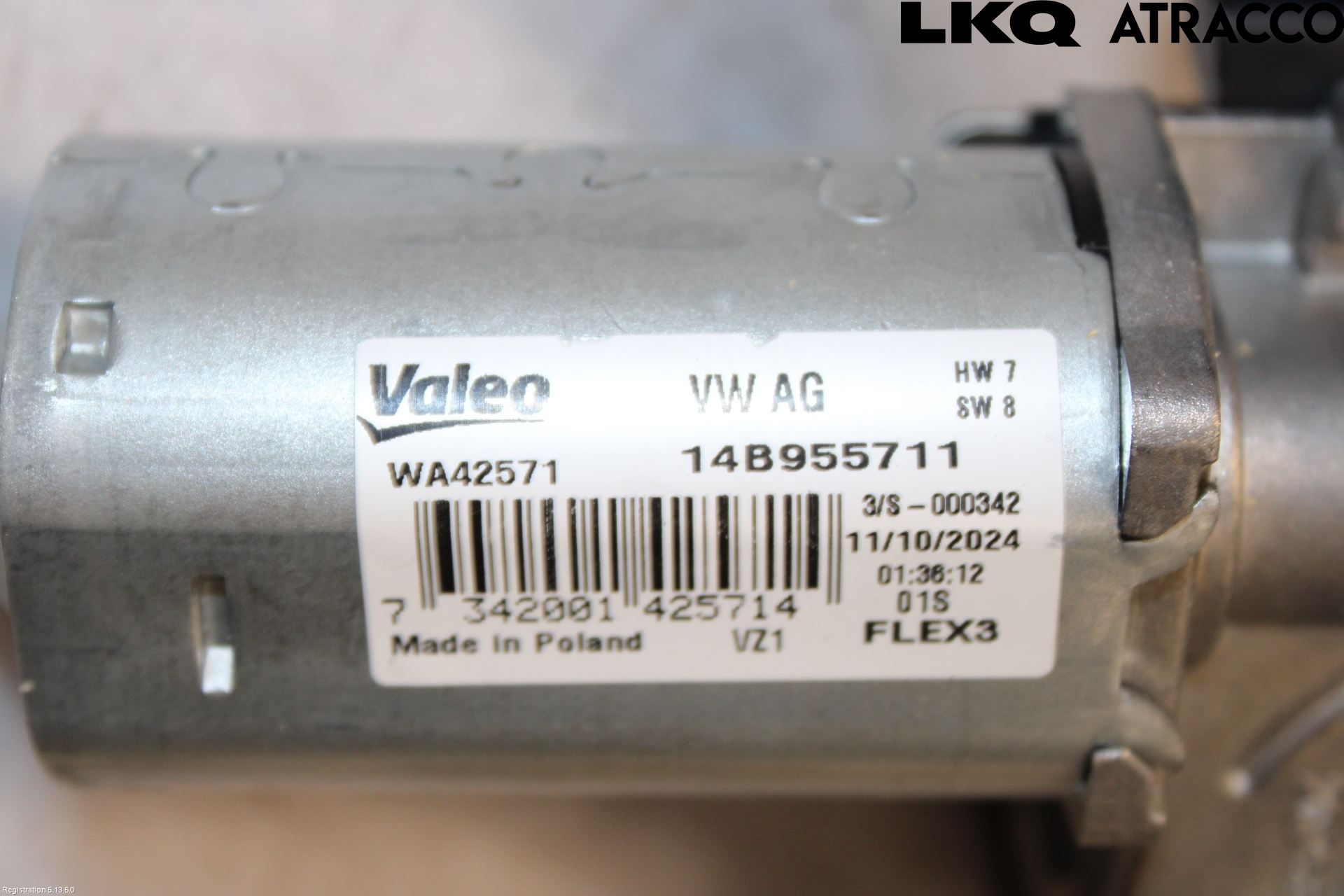 Volkswagen VW ID.7/TOURER 24- Torkarmotor Baklucka