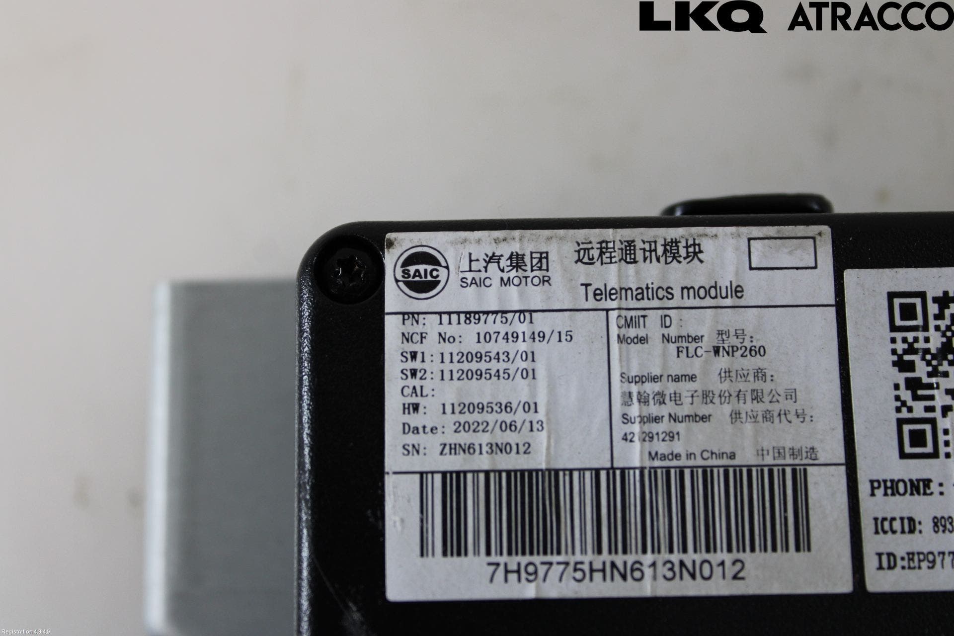 MG 5 22- Styrenhet Tal