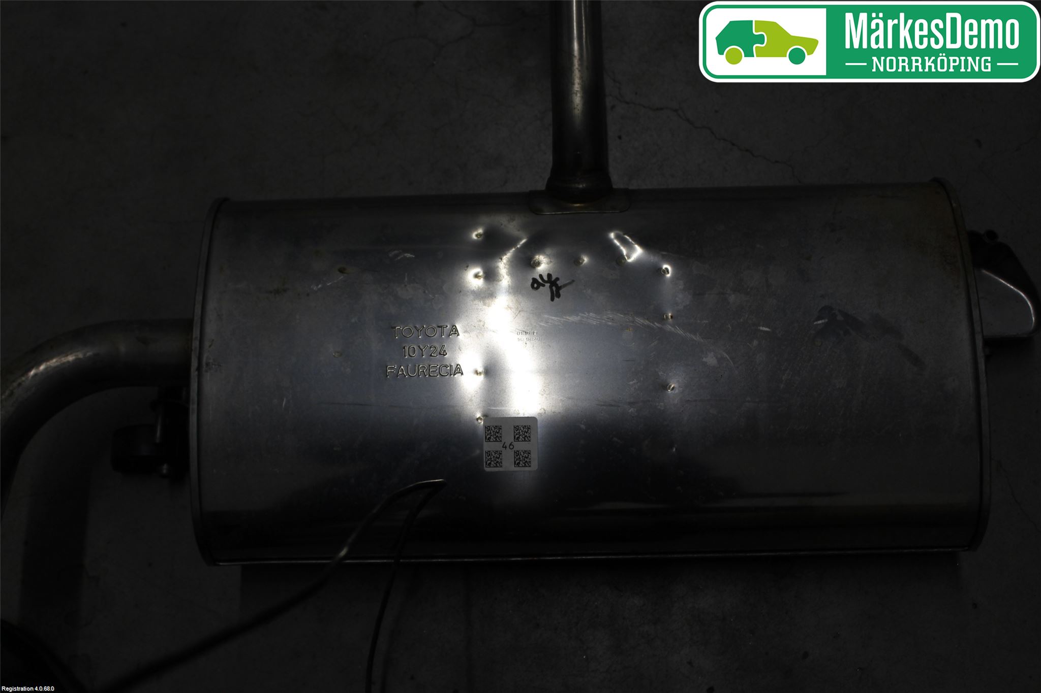 Toyota COROLLA 19- Avgas Halvsats