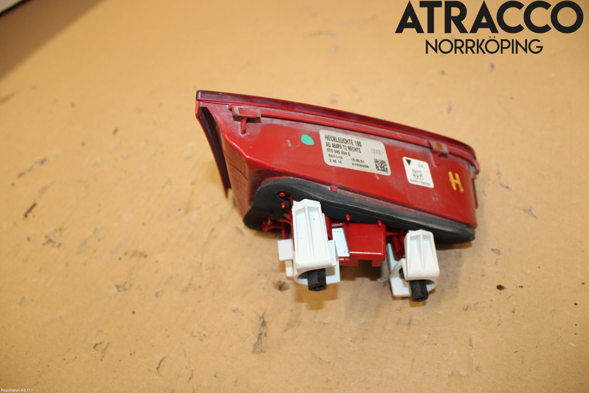 Audi A5 07-16 Bakljus Lucka Vä