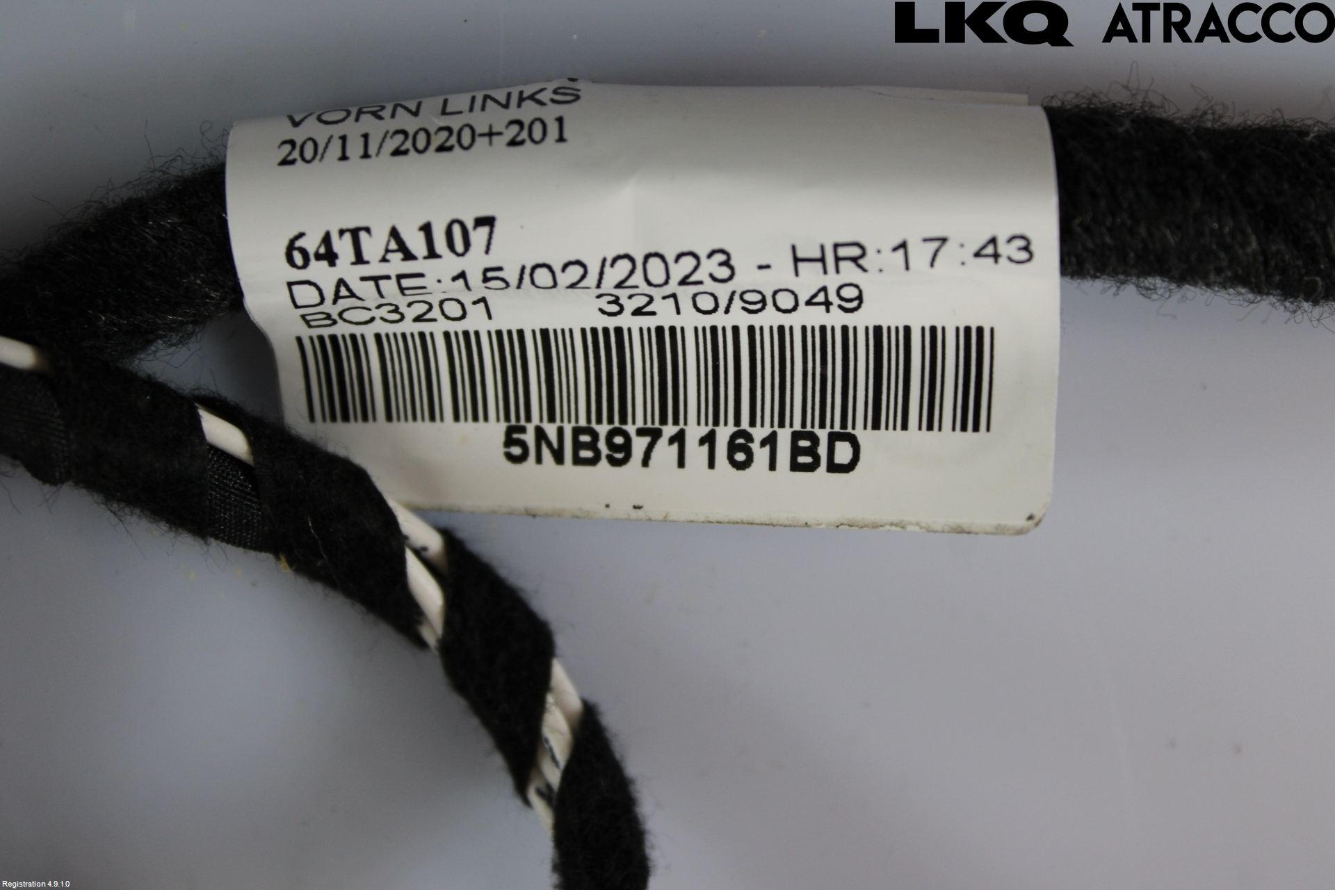 Volkswagen VW TIGUAN 16-24 Kabelhärva