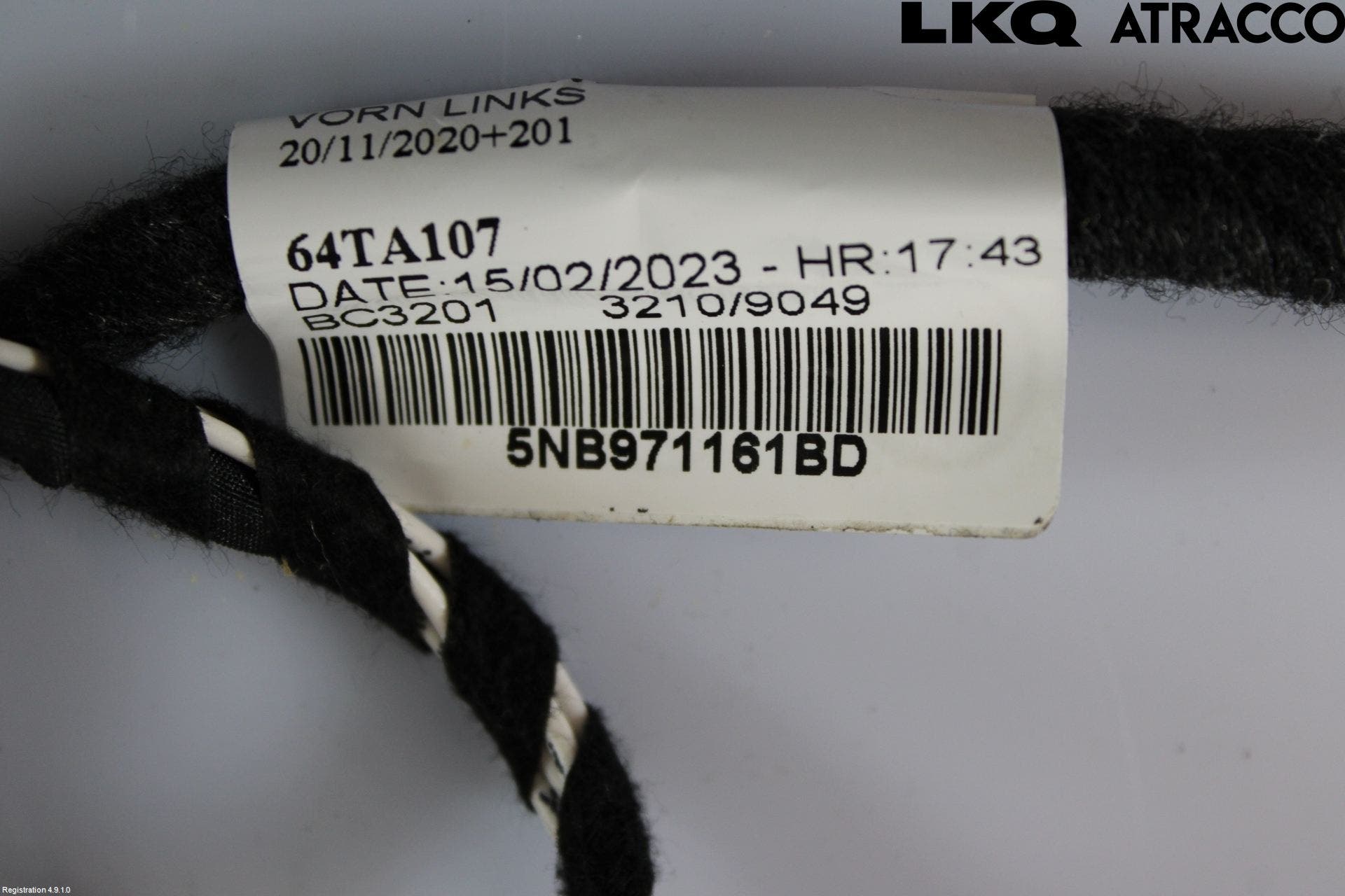 Volkswagen VW TIGUAN 16-24 Kabelhärva