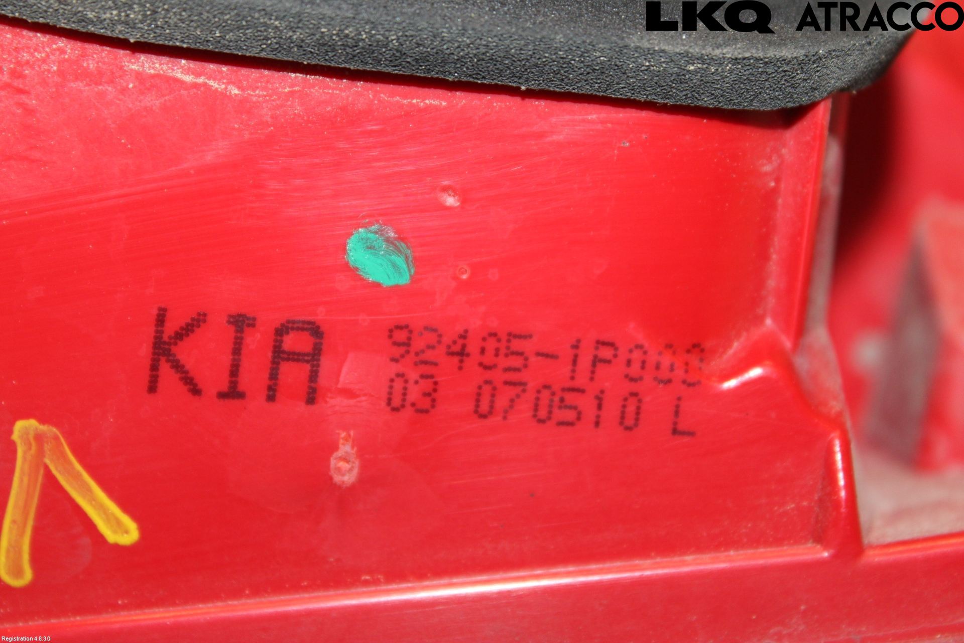 Kia VENGA 10-19 Bakljus Lucka Vä