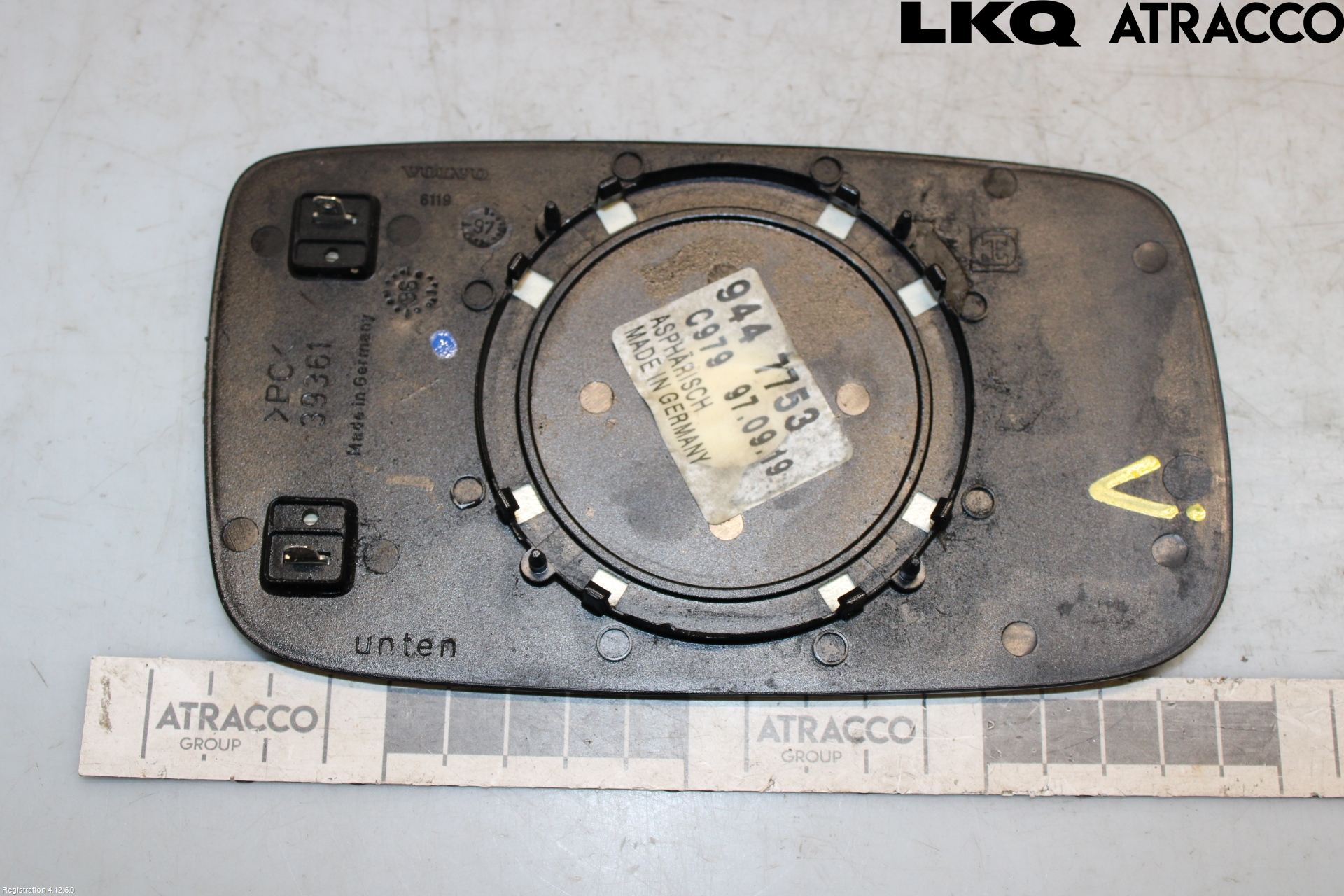 Volvo 940 91-98 Spegelglas Vä