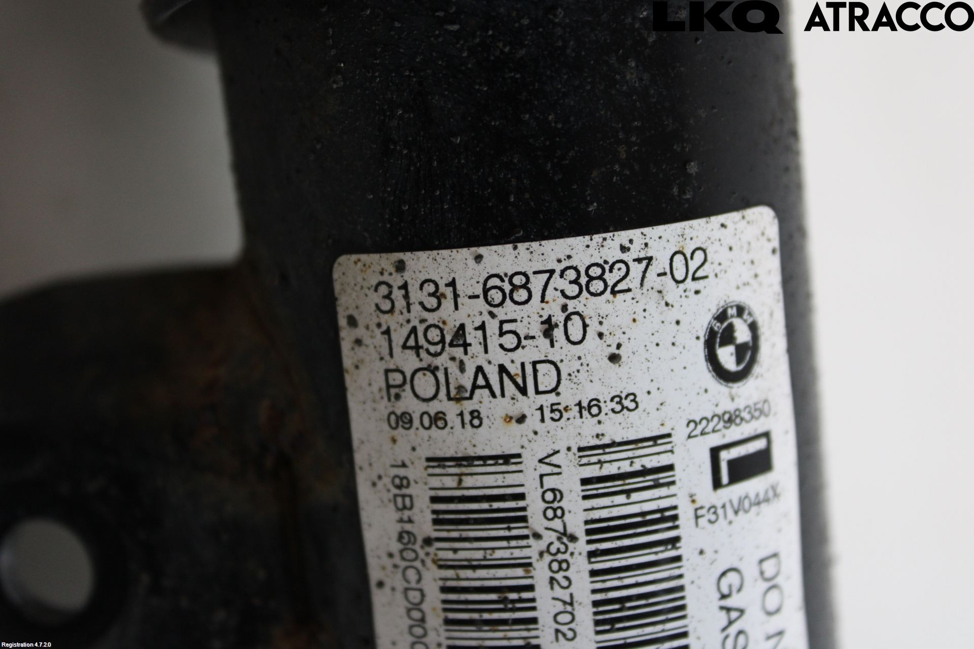 BMW 3 F30/F31/F80 12-19 Fjäderben Fram Vänster