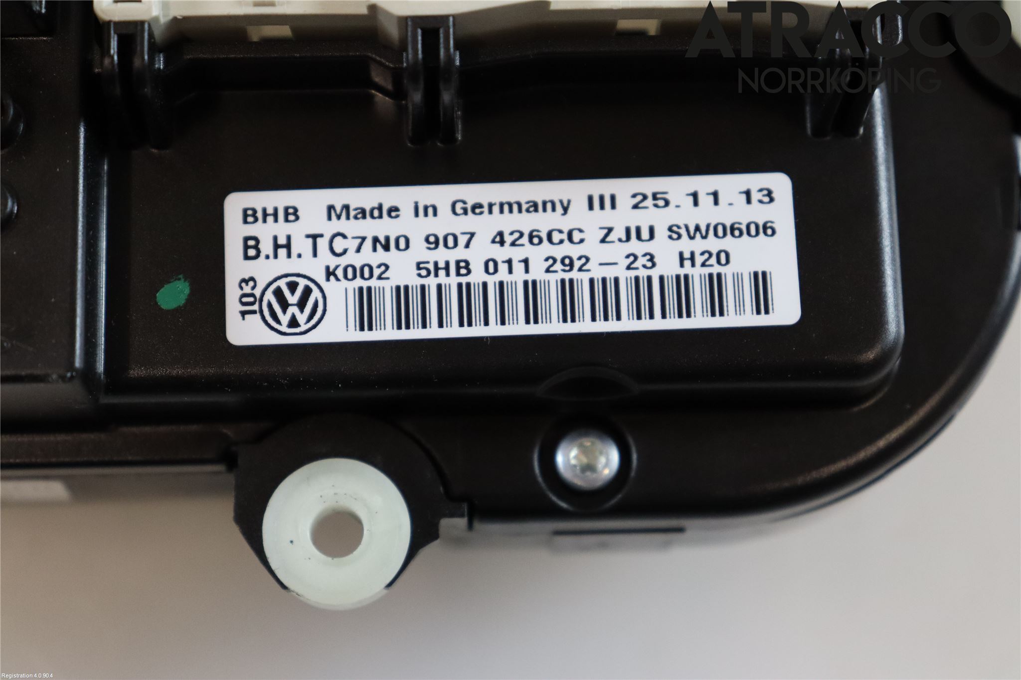 Volkswagen VW TOURAN 10-15 Värmereglage