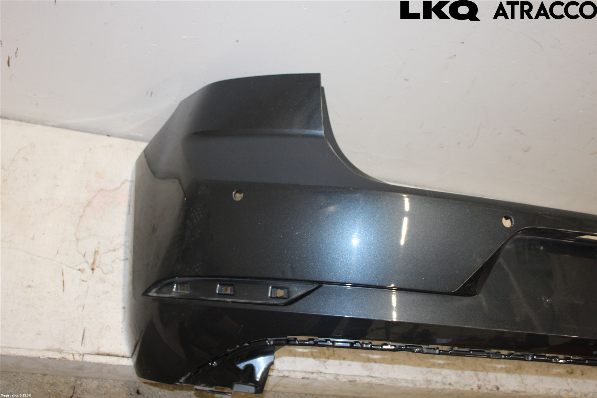 Volkswagen VW GOLF / E-GOLF VII 13-20 Stötfångarbeklädnad Bak