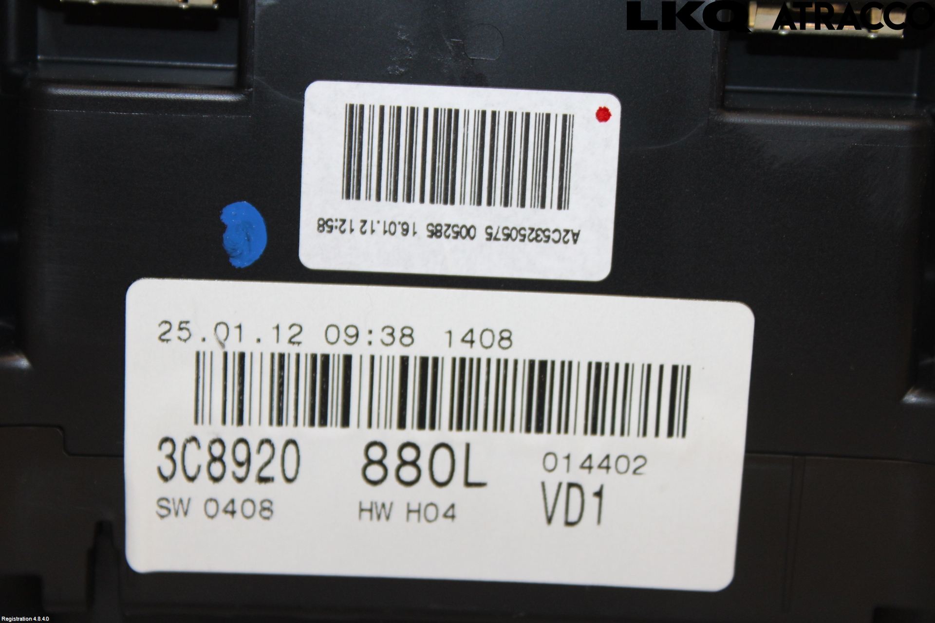 Volkswagen VW PASSAT CC 08-16 Instrument Komb