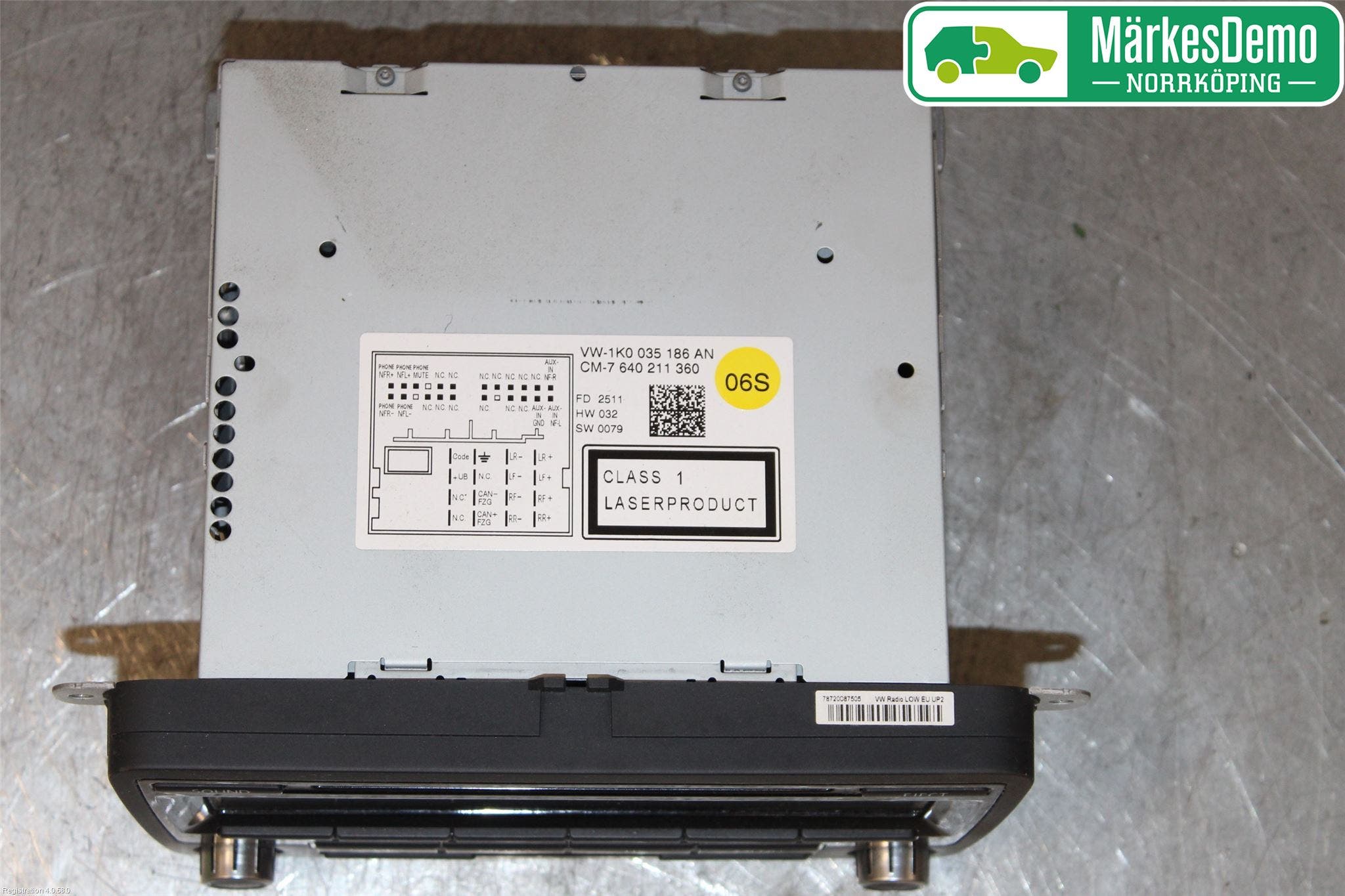 Volkswagen VW GOLF VI 09-13 Cd Radio - Multimediapanel