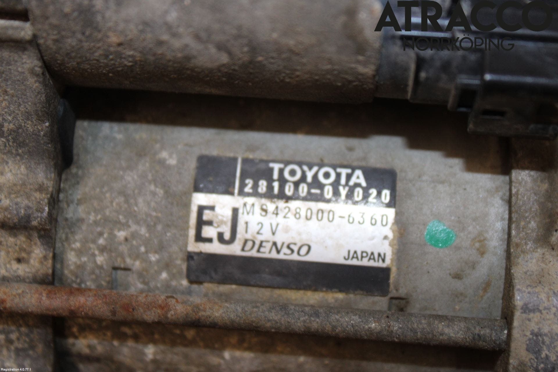 Toyota YARIS XP90 06-11 Startmotor