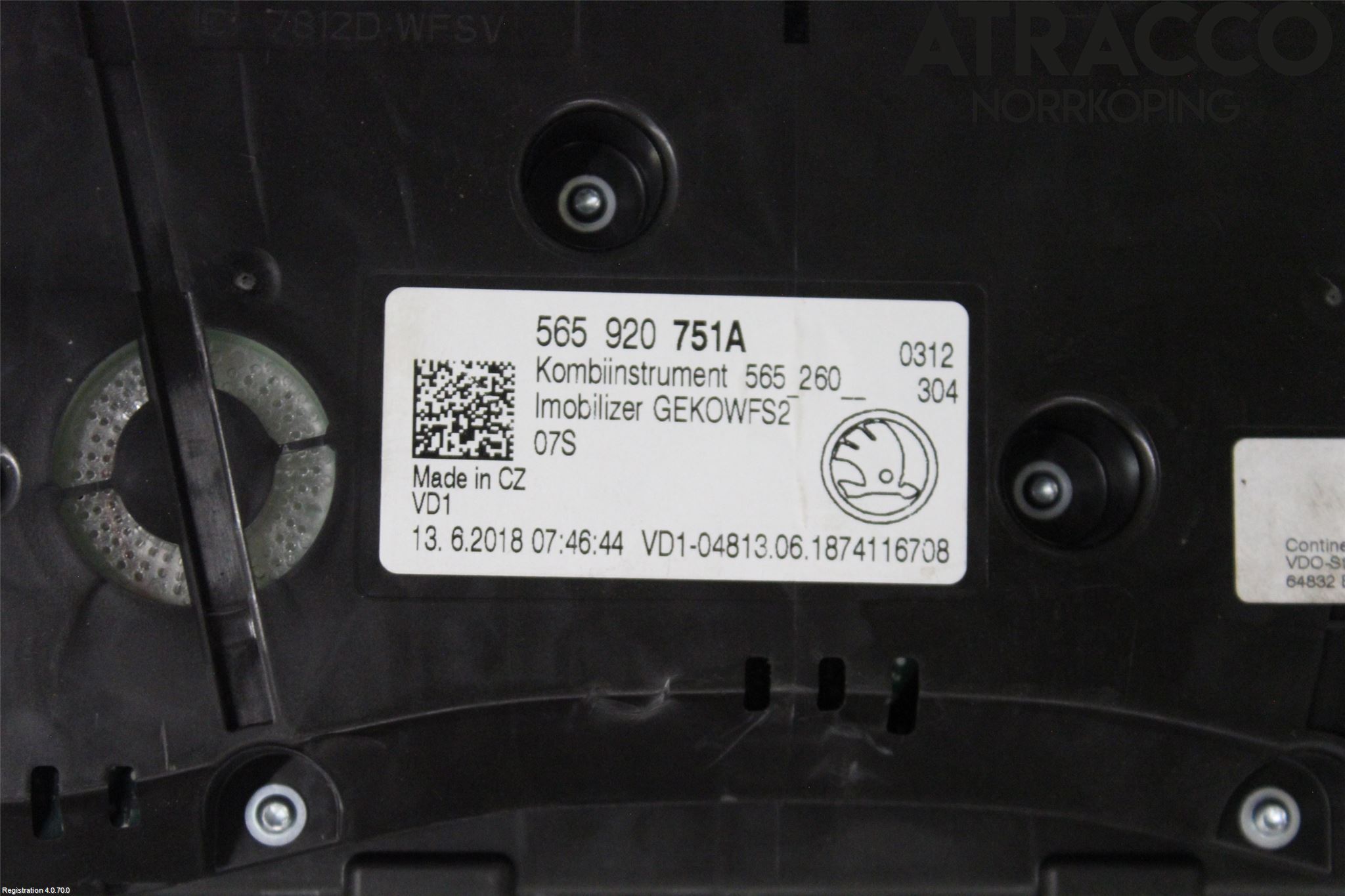 Skoda KAROQ 18- Instrument Komb