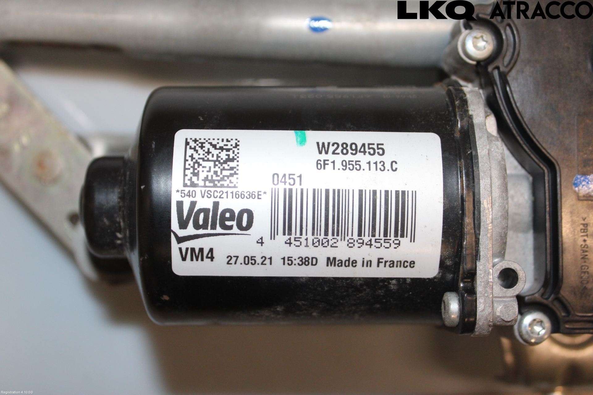 Seat IBIZA V 21- Torkarmekanism Vindruta