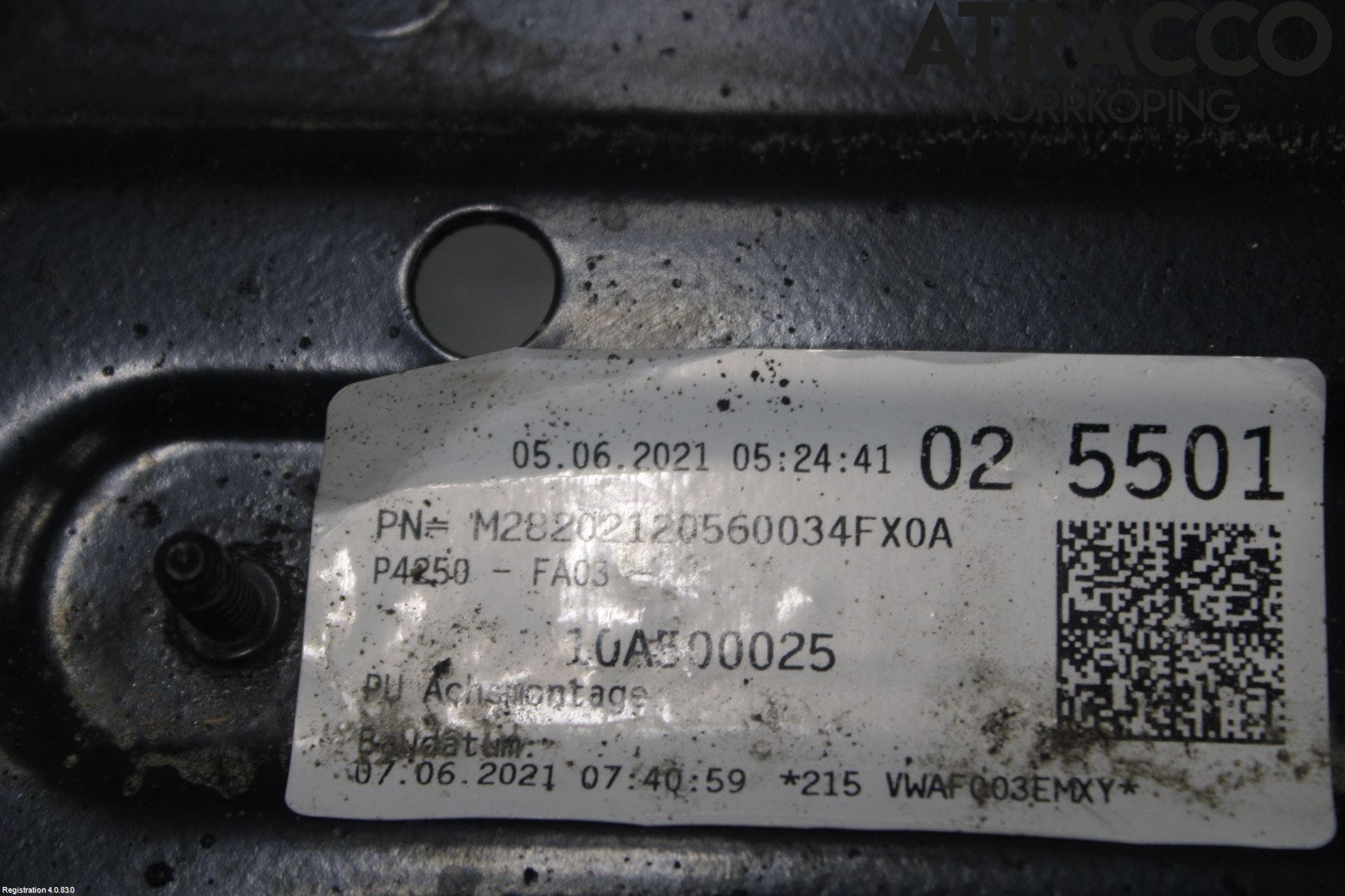 Volkswagen VW ID.3 21- Bakaxelbalk