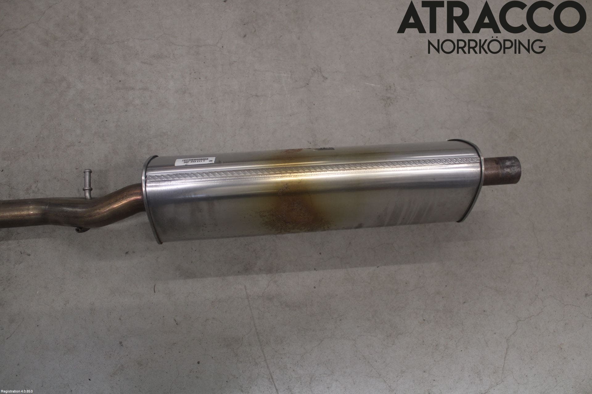 Volkswagen VW TIGUAN 16-24 Avgas Halvsats