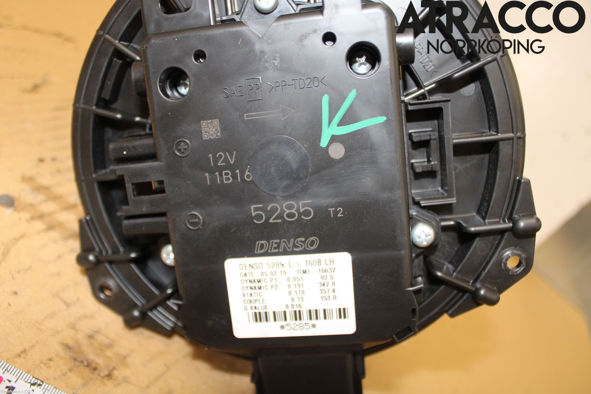 Toyota COROLLA 19- Värmefläkt