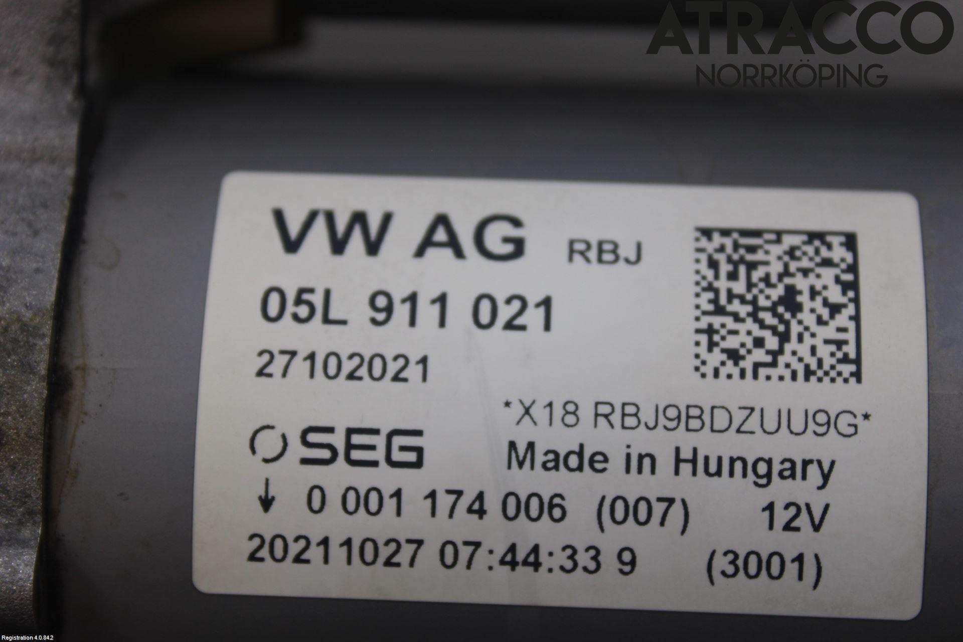 Audi A4/S4 B9 20- Startmotor Diesel