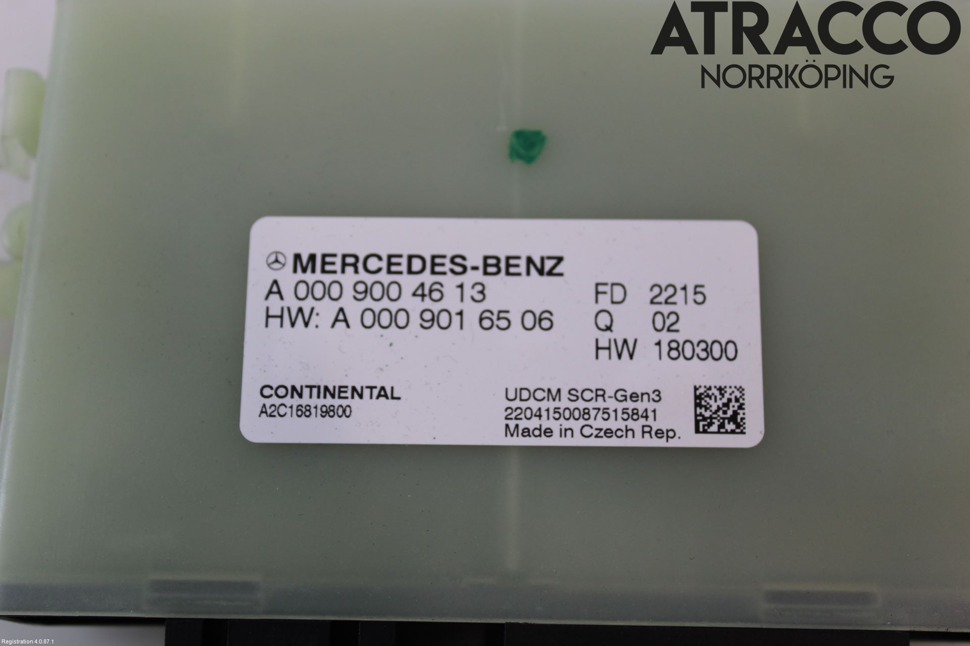 Mercedes-Benz MB GLC-KLASS (X253/C253) 15-22 Styrenhet Avgasrening
