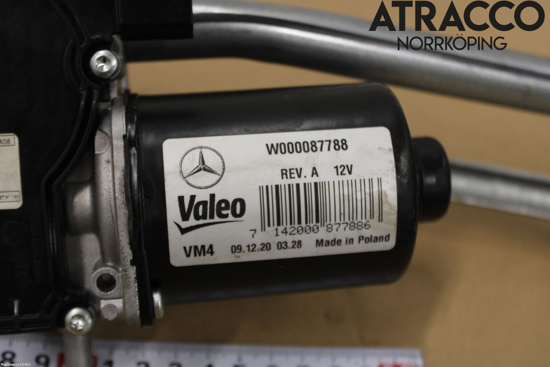 Mercedes-Benz MB SPRINTER (W907/W910) 19- Torkarmekanism Vindruta