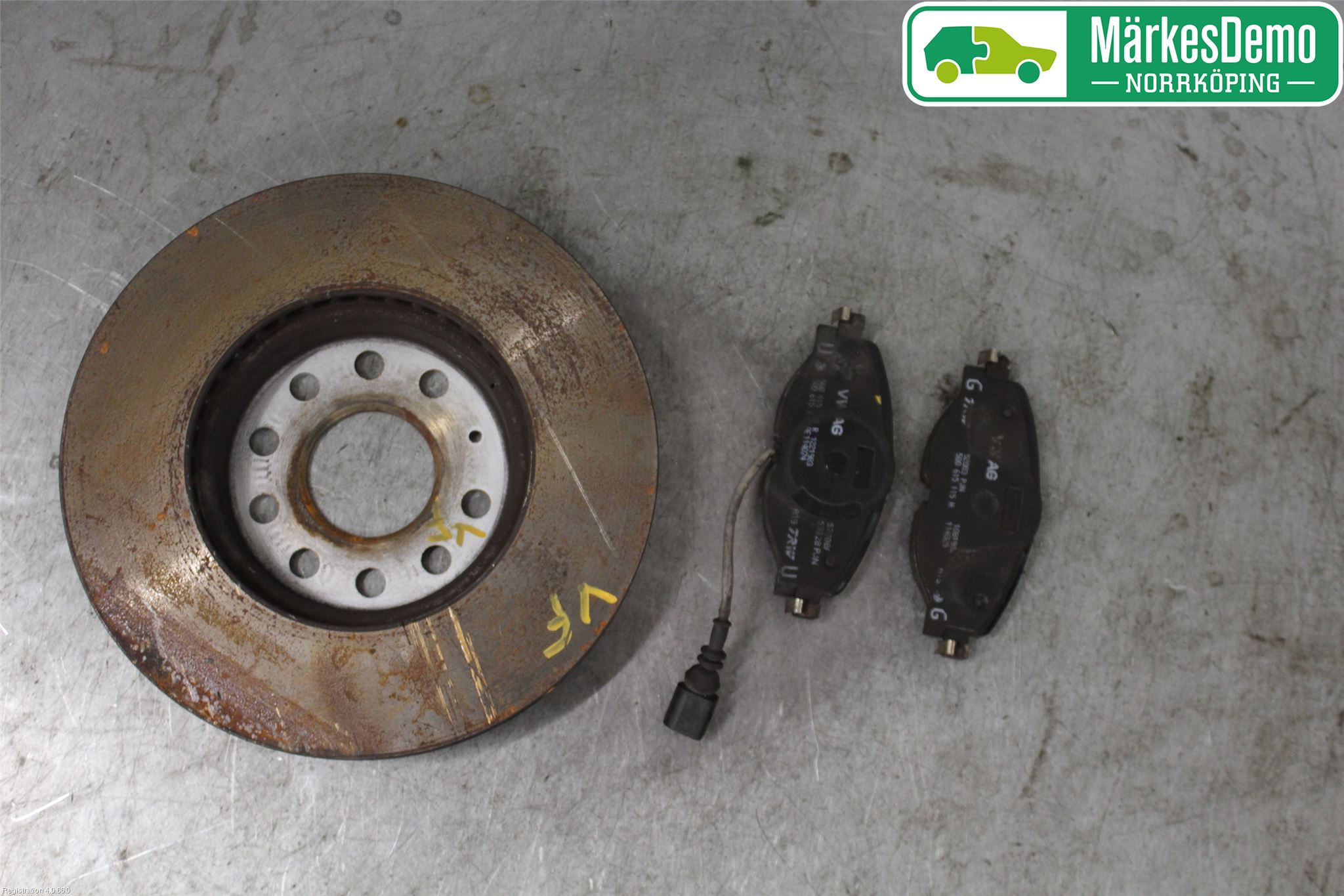 Audi A3/S3 8V 13-20 Bromsskiva Fram