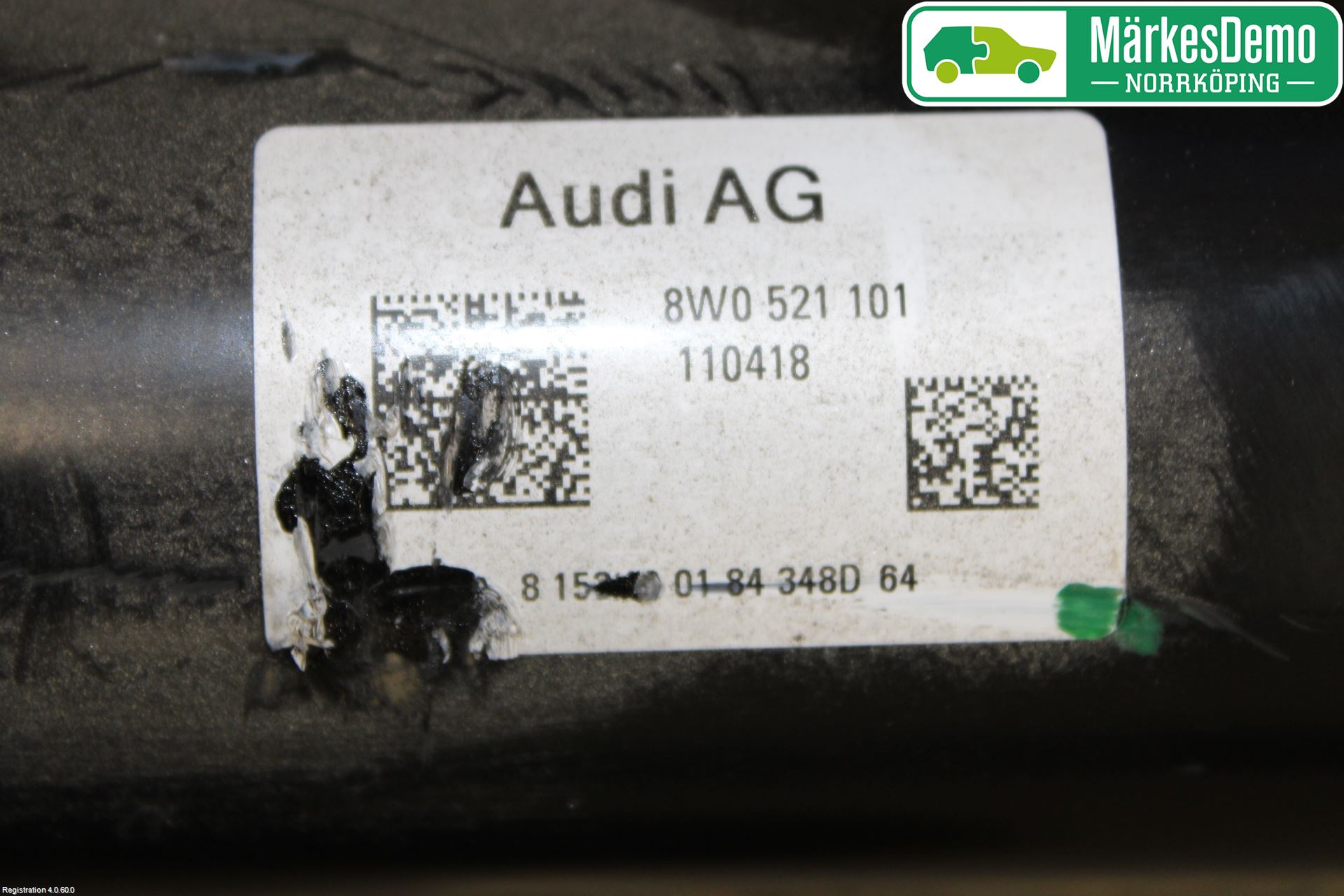 Audi A4/S4 B9 16-19 Mellanaxel Komp