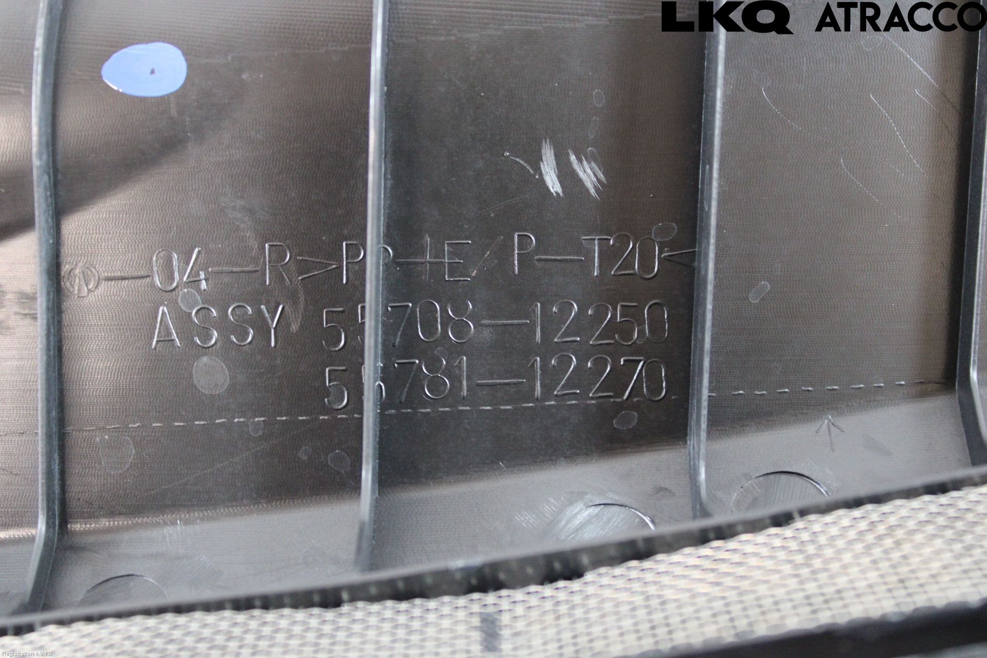 Toyota COROLLA 02-07 Torpedplåt-Torpedplast