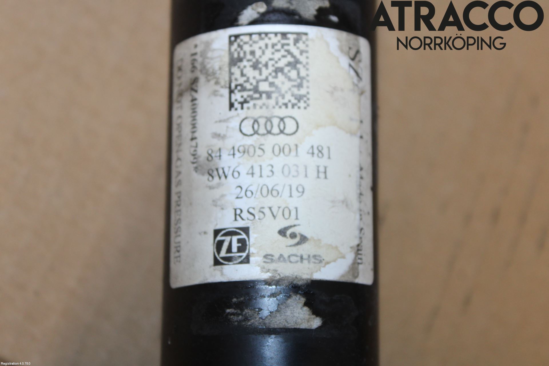 Audi A5 17- Fjäderben Fram Höger