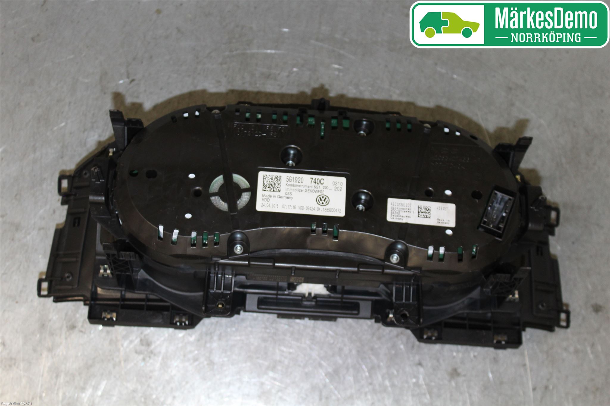 Volkswagen VW GOLF / E-GOLF VII 13-20 Instrument Komb
