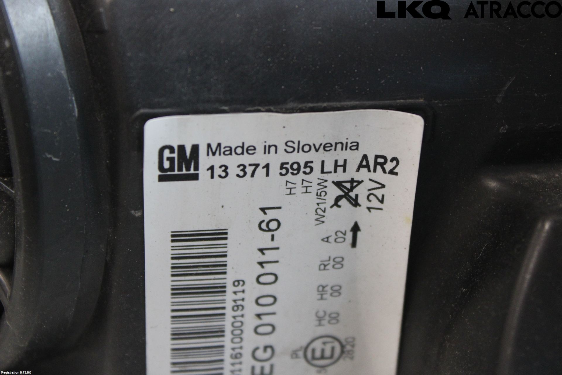 Opel ASTRA J 10-15 Strålkastare Vänster
