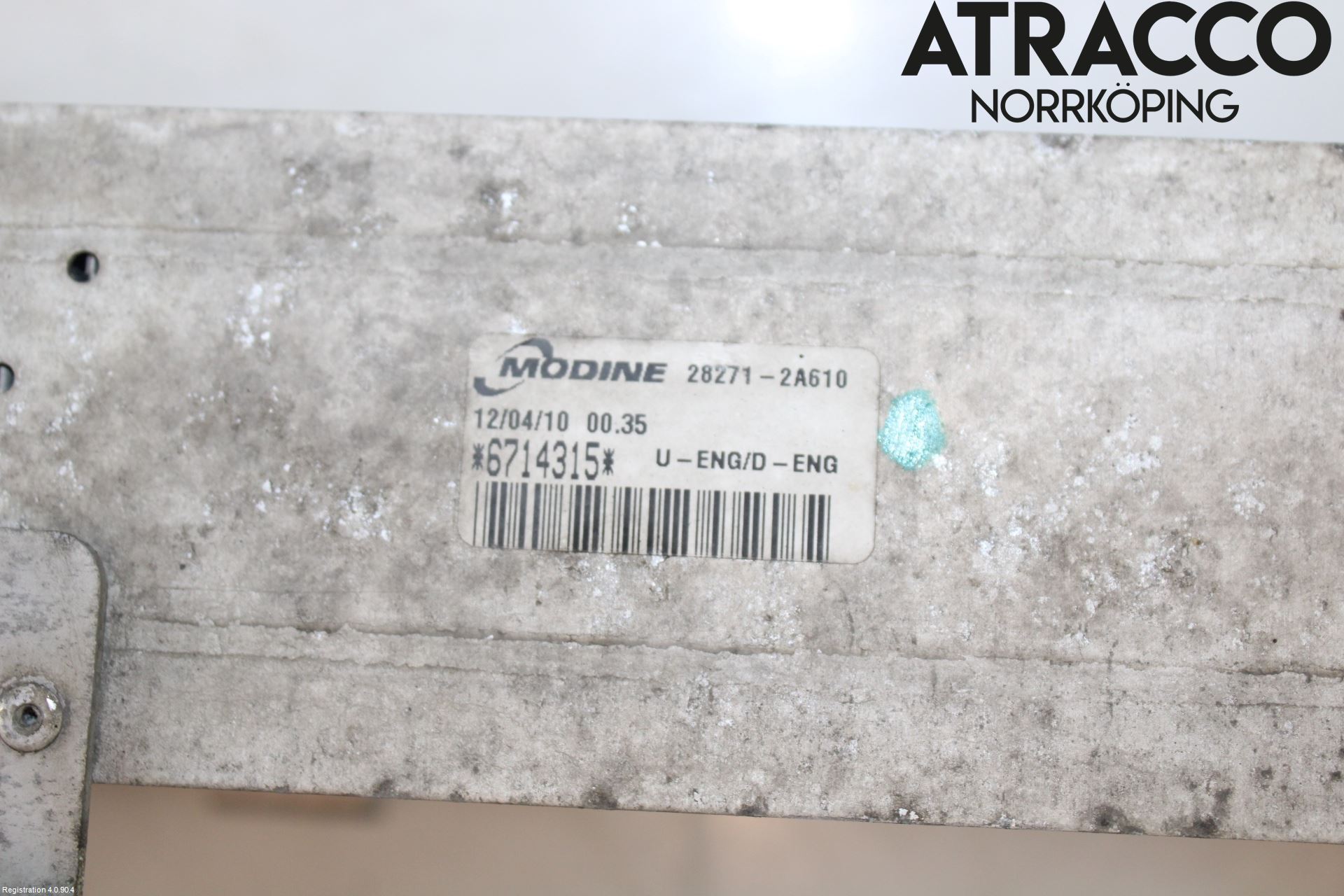 Kia CEED 06-12 Laddluft-Intercooler Kyl