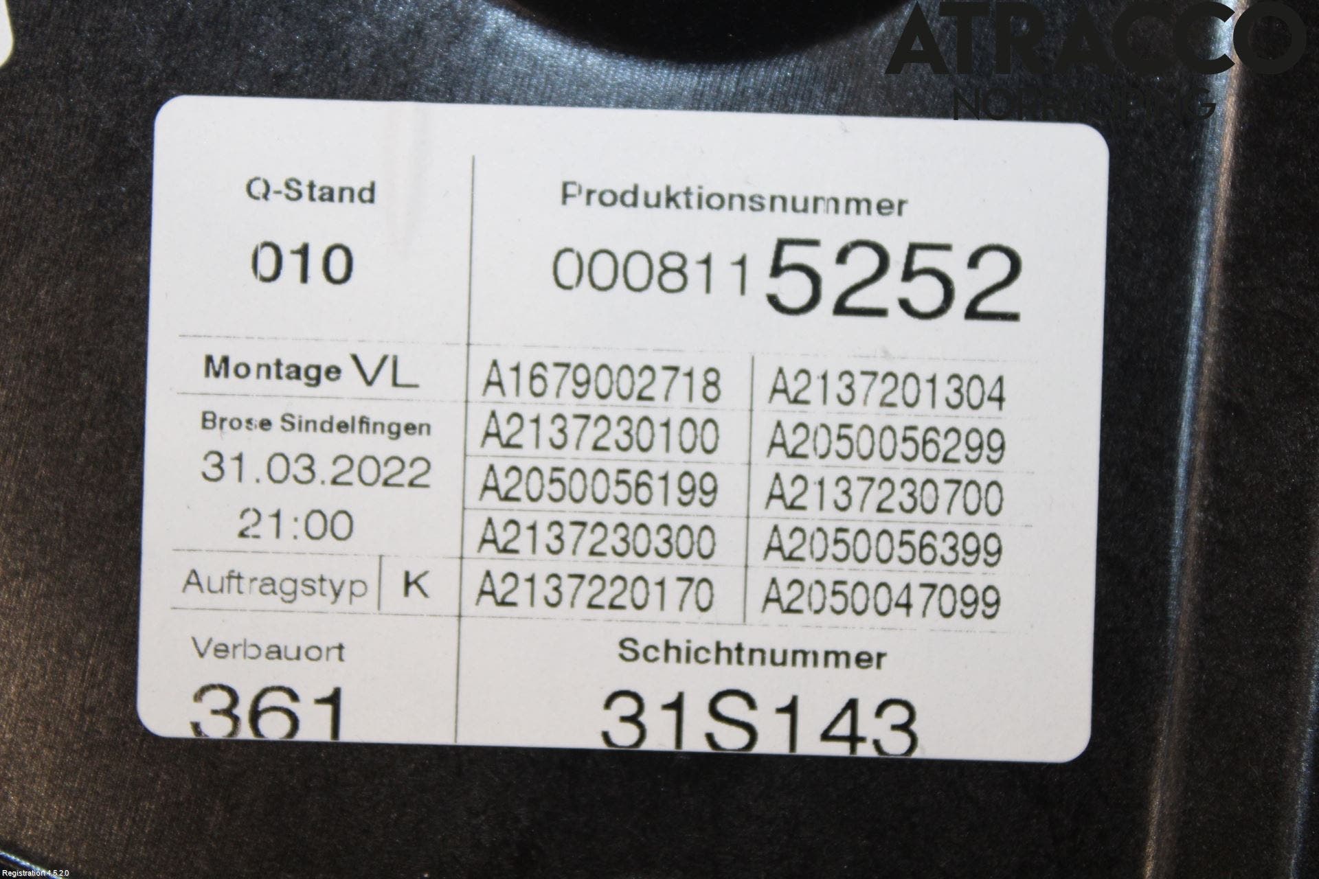 Mercedes-Benz MB E-KLASS (W213) 16-23 Fönsterhiss El Kompl