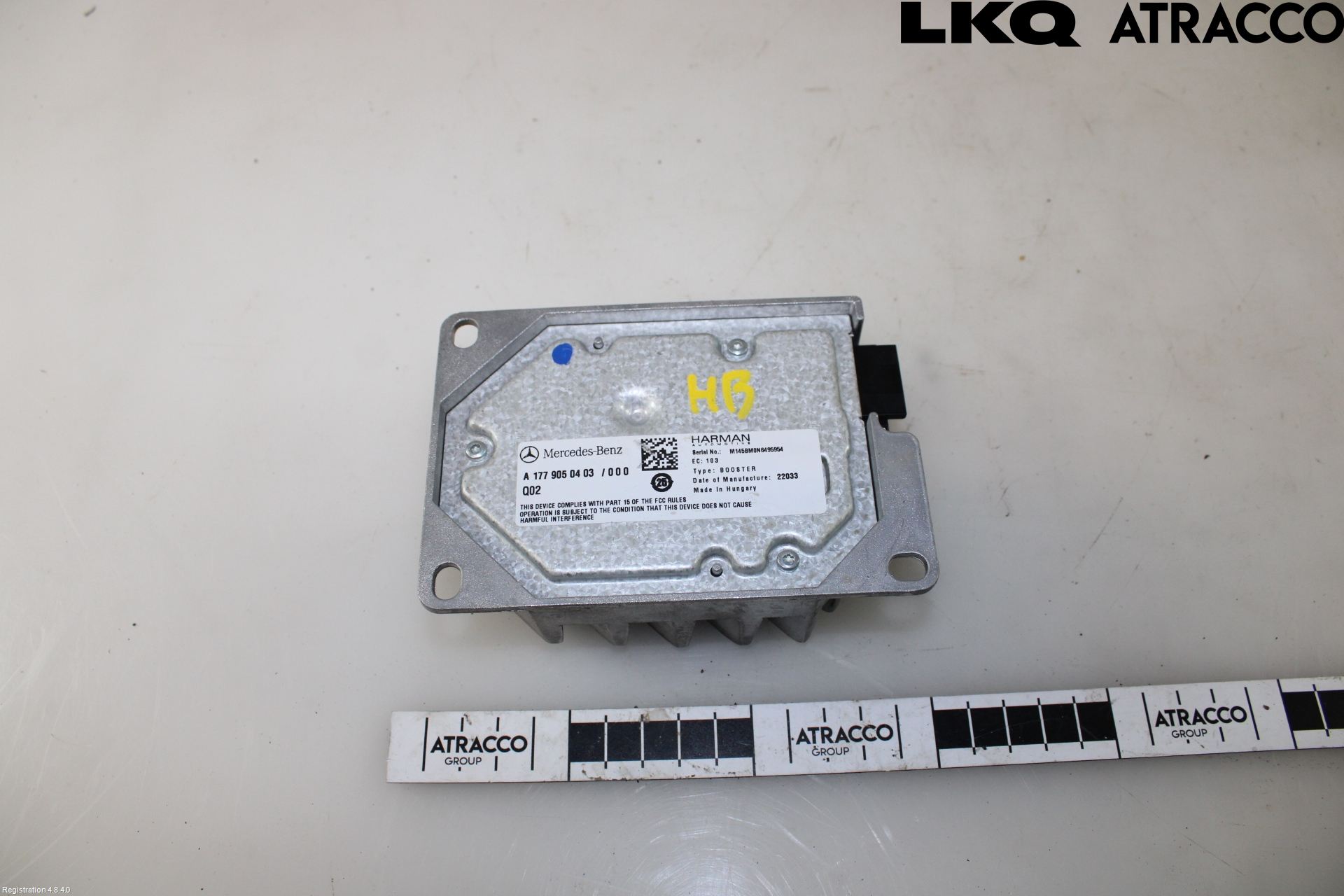 Mercedes-Benz MB GLC-KLASS (X253/C253) 15-22 Radio-Stereo Förstärkare