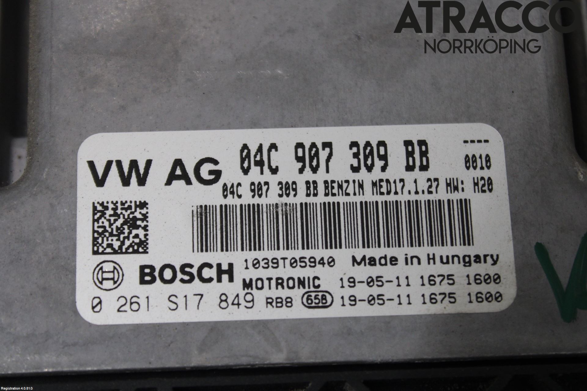 Audi A1 19- Styrenhet Insprut Bensin