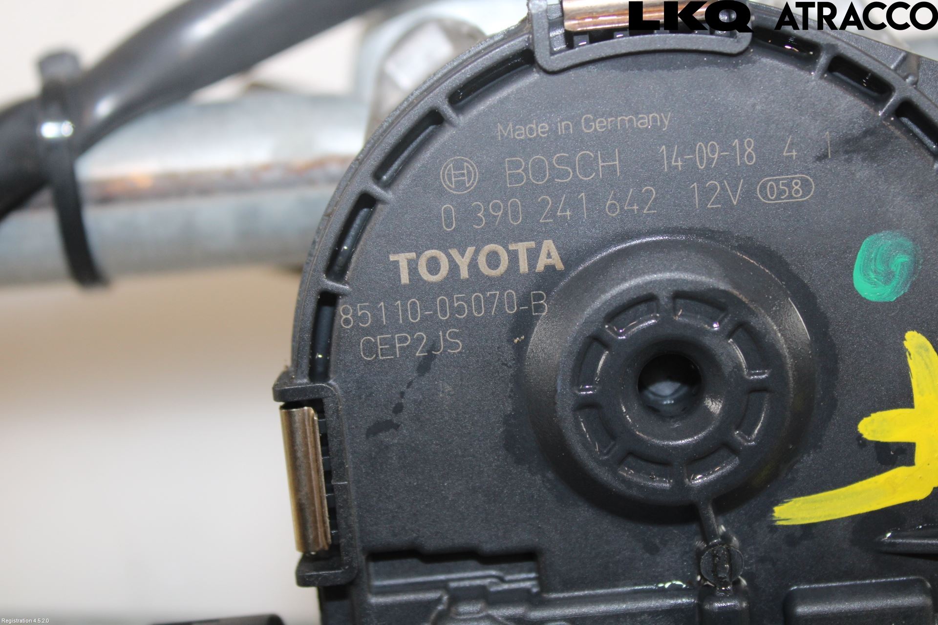 Toyota AVENSIS 09-15 Torkarmekanism Vindruta