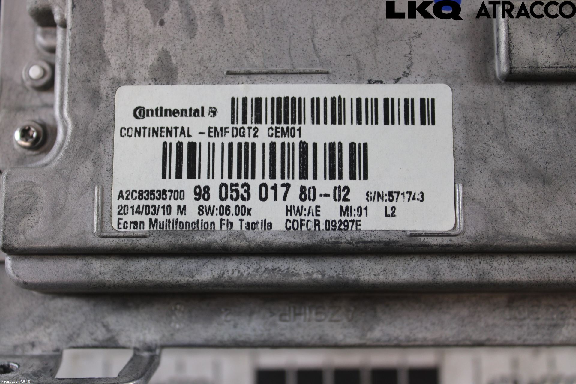 Peugeot 2008 13-20 Bildskärm