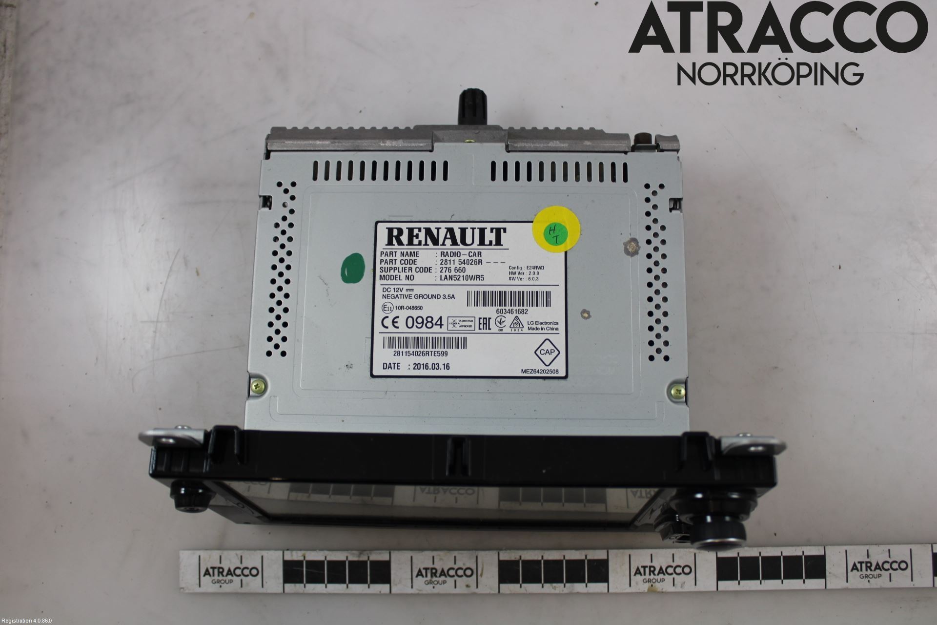 Renault CLIO IV 12-16 Cd Radio - Multimediapanel