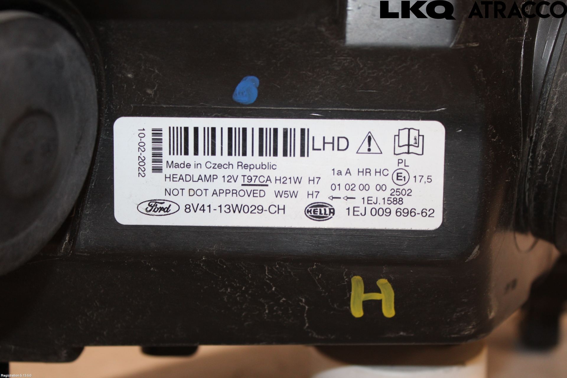 Ford KUGA 08-12 Strålkastare Höger