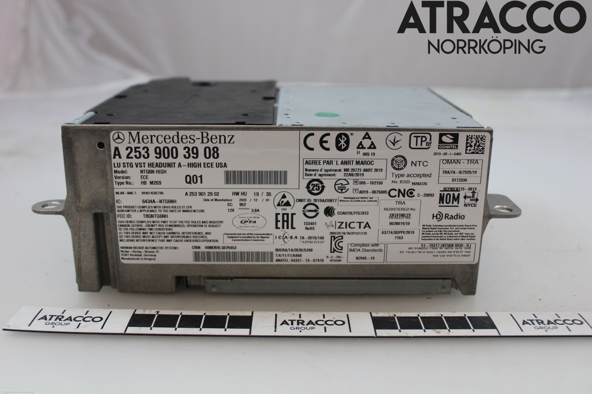Mercedes-Benz MB EQC (N293) 20- Cd Radio - Multimediapanel