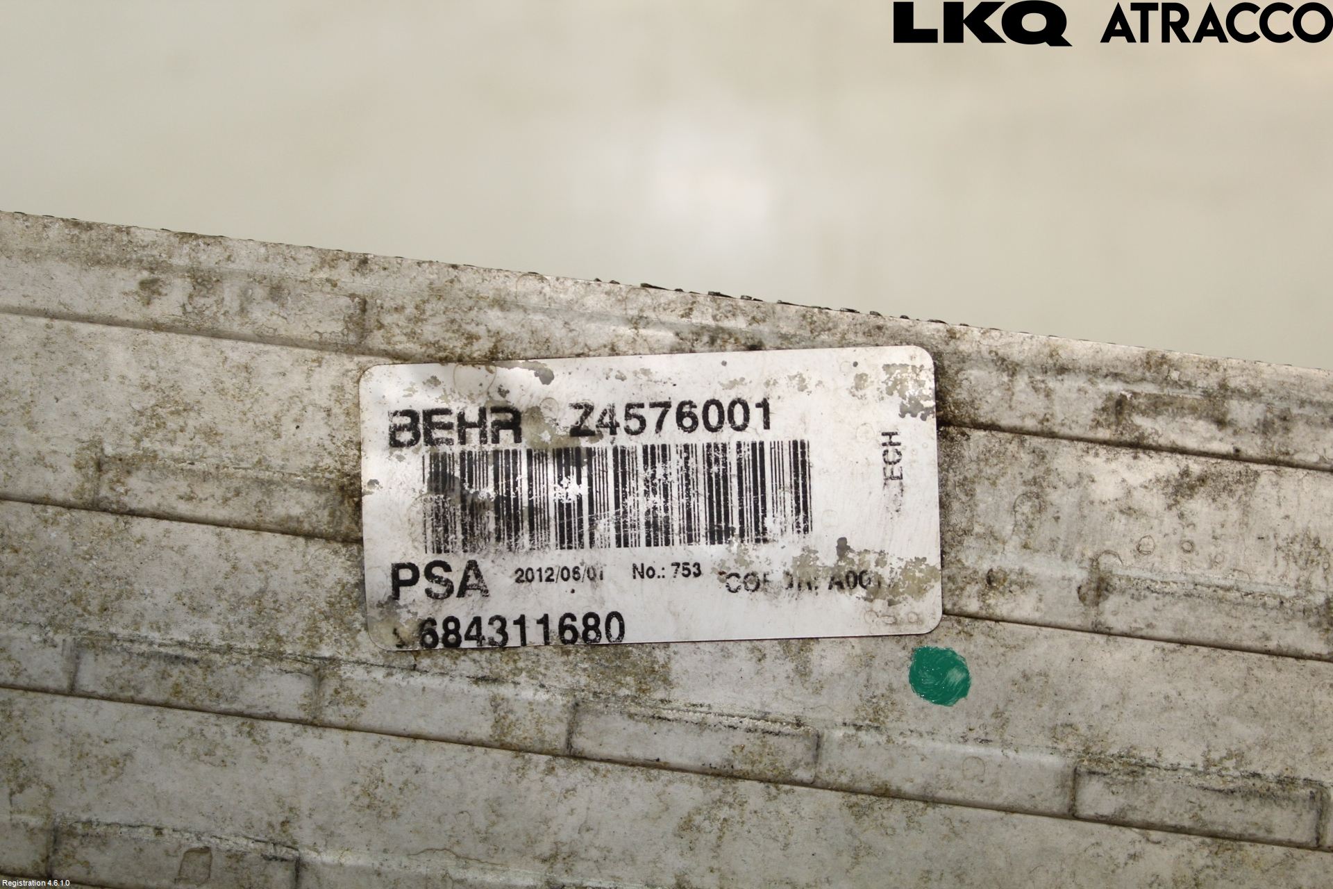 Citroen C3 10-17 Laddluft-Intercooler Kyl