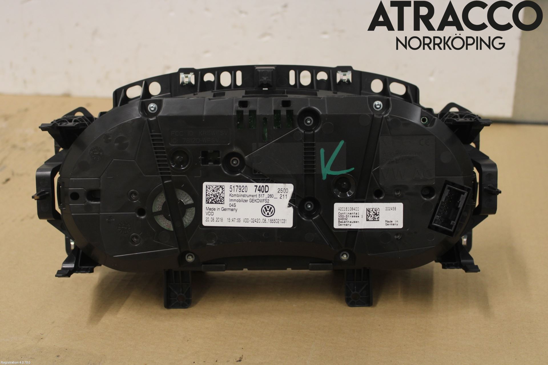 Volkswagen VW GOLF SPORTSVAN 15-20 Instrument Komb